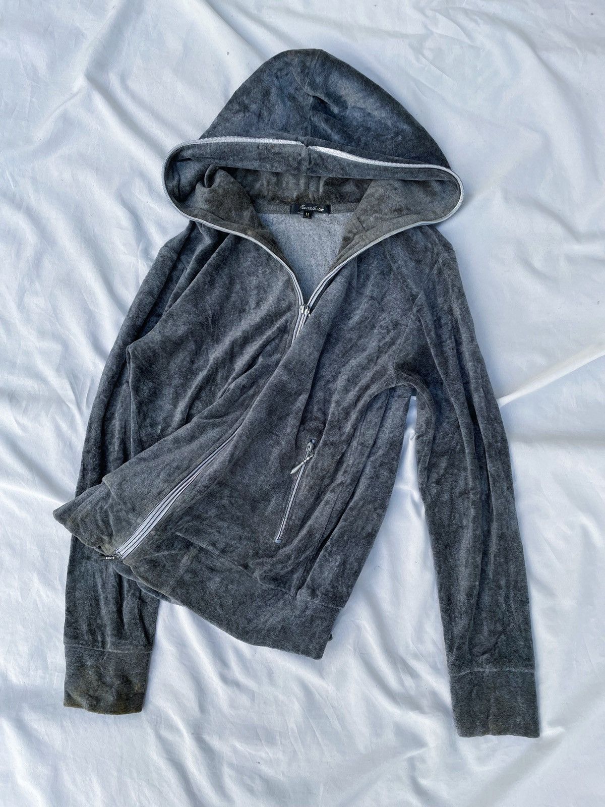 PPFM JAPANESE MACALESTEV VELVET MATERIAL ZIP HOODIE Size US M / EU 48-50 / 2 - 2 Thumbnail