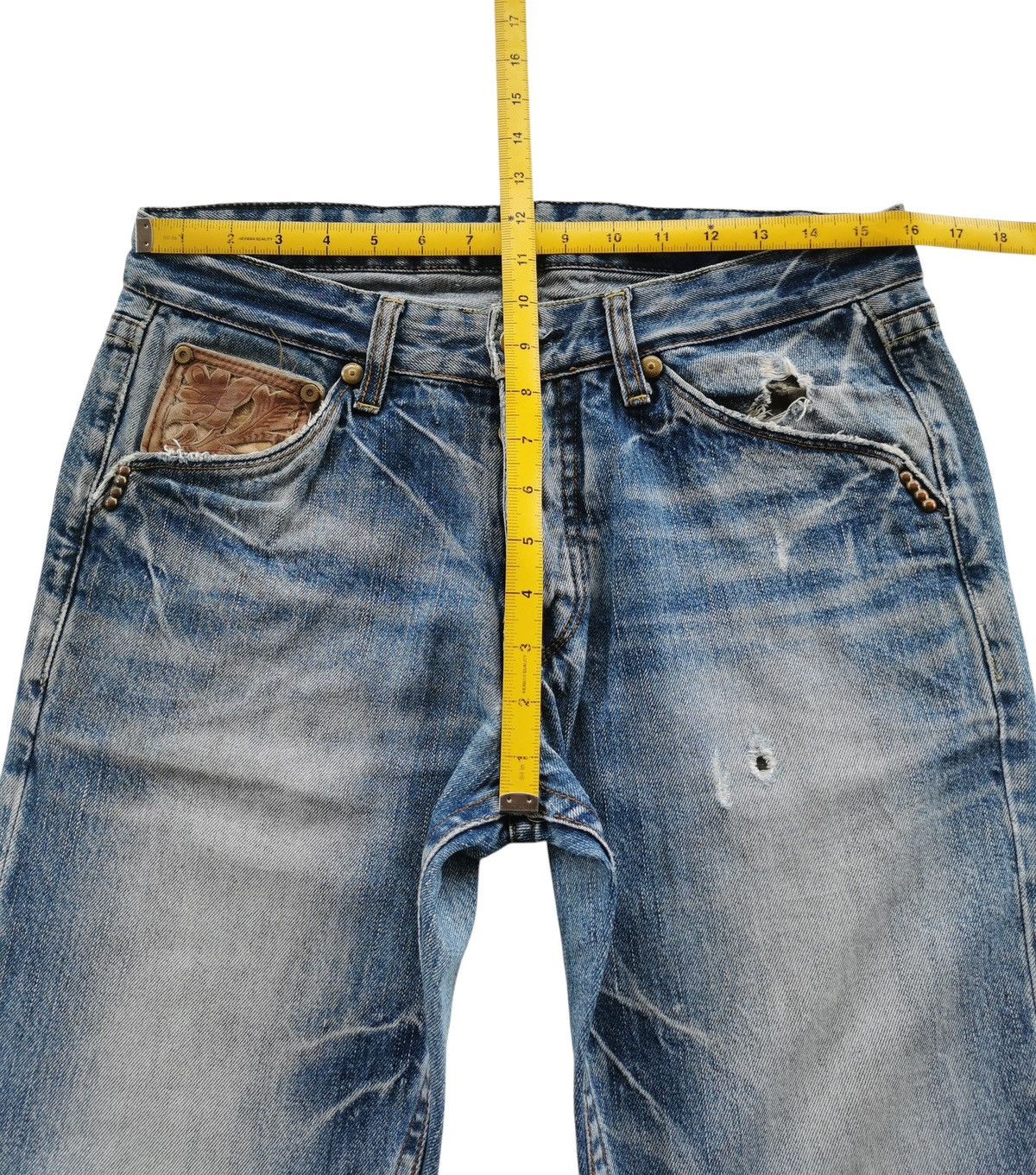 Replay Vintage Replay Distressed Denim Jeans ♦️ 31x34.5 Size US 31 - 11 Thumbnail