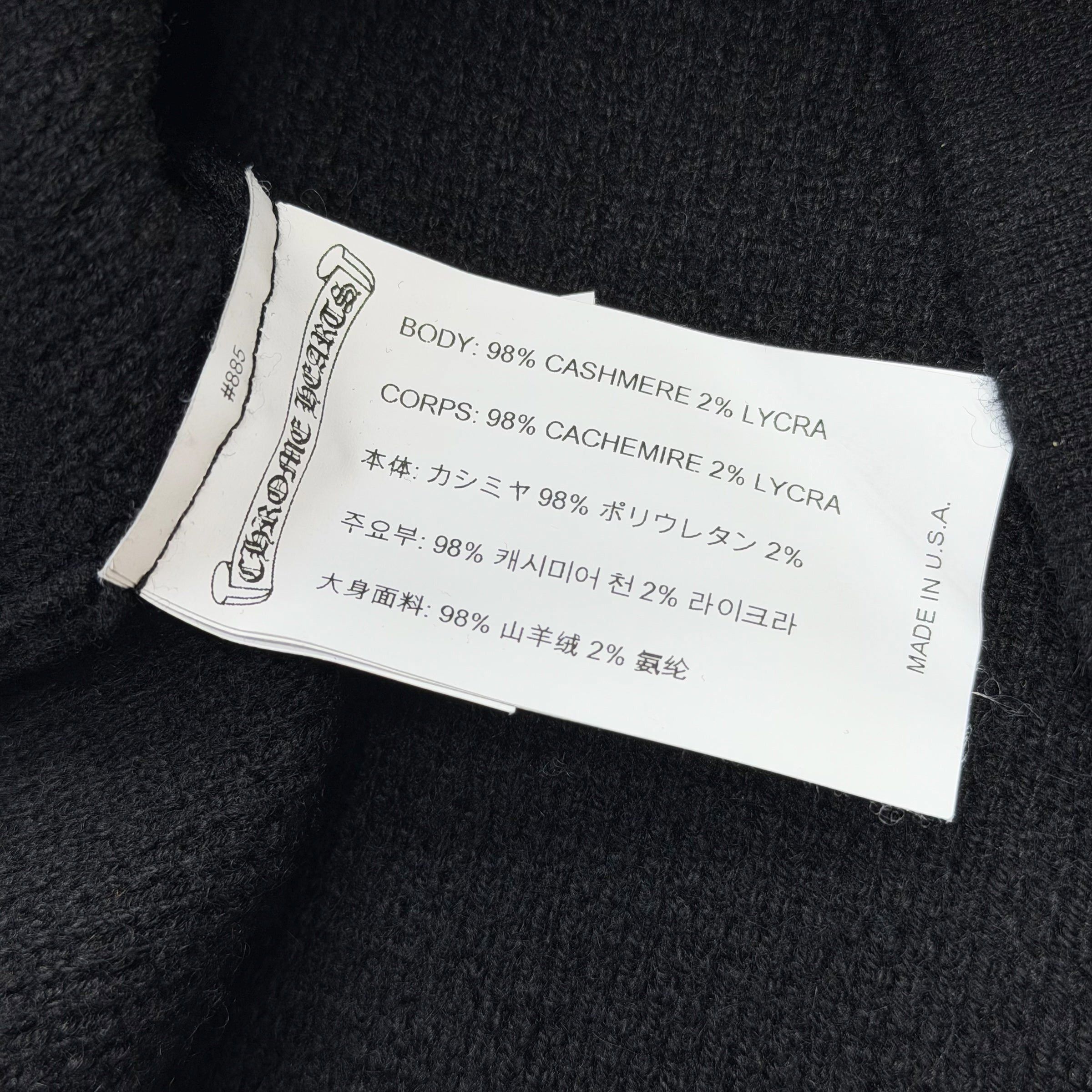 Chrome Hearts Chrome Hearts Vine Dagger Cashmere Hoodie M Size US M / EU 48-50 / 2 - 6 Thumbnail