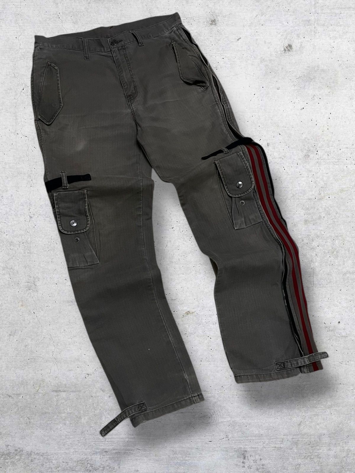 PPFM VINTAGE PPFM JAPAN DESIGNER 90S RARE UTILITY CARGO PANT Size US 30 / EU 46 - 2 Thumbnail