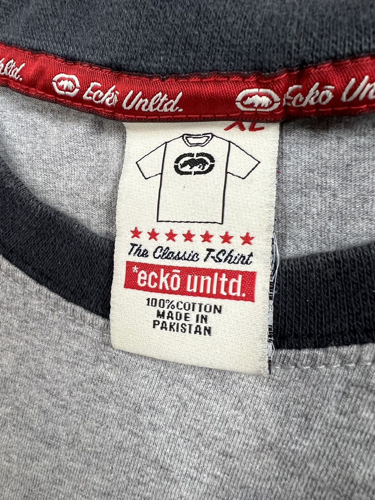 Ecko Unltd. × Vintage Vintage Y2K Ecko Unltd Jersey Rhino Logo Shirt Size US XL / EU 56 / 4 - 4 Thumbnail
