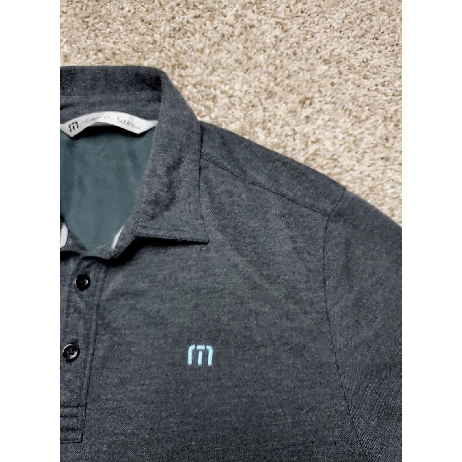 TravisMathew Travis Mathew Polo Shirt Mens Gray Short Sleeve Pullover Small Size S Classic Fit Golf Activewear Casual Shirt Size US S / EU 44-46 / 1 - 4 Thumbnail