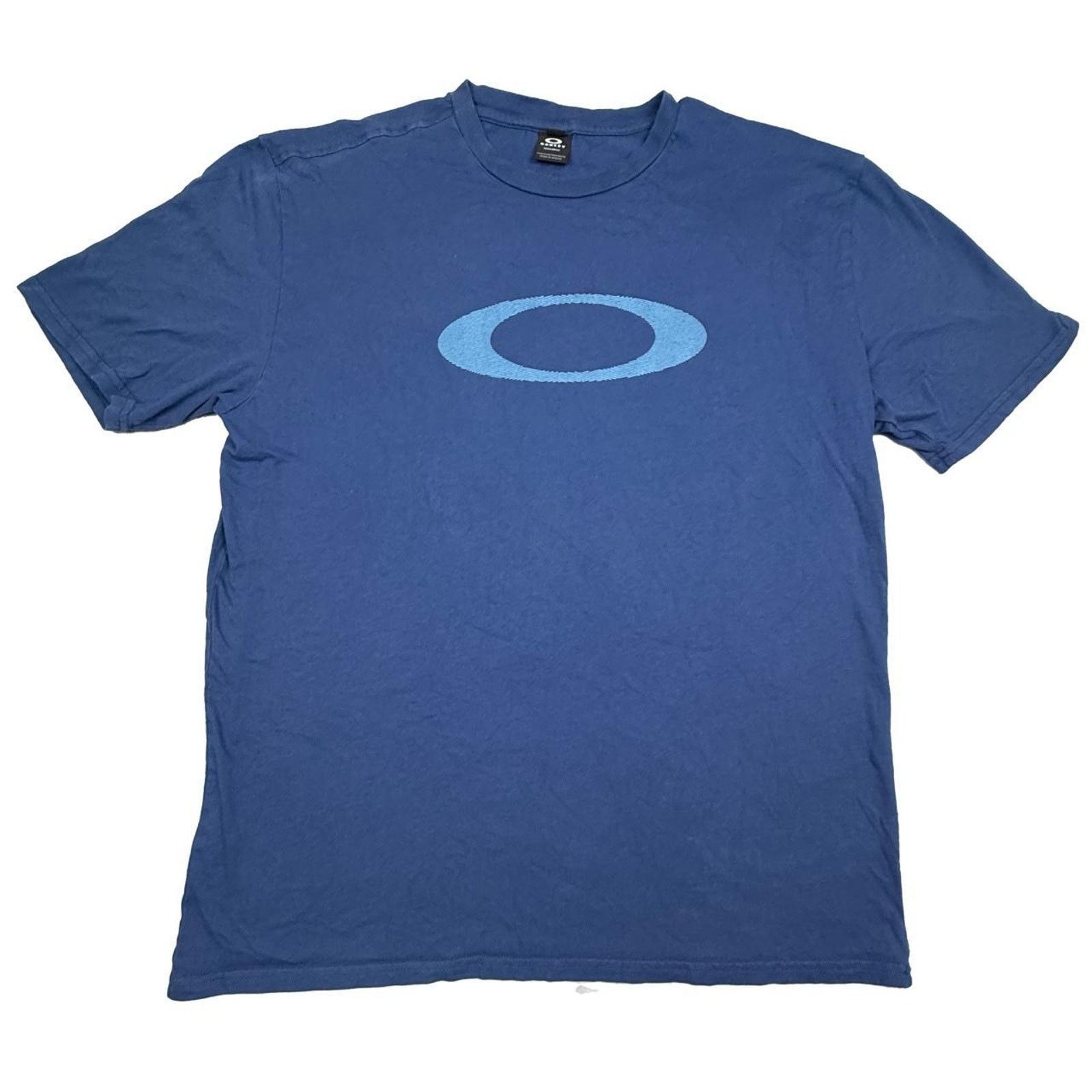 Oakley Y2k oakley shirt blue black tag XXL/ XL sports early 2000s Size US XL / EU 56 / 4 - 1 Thumbnail