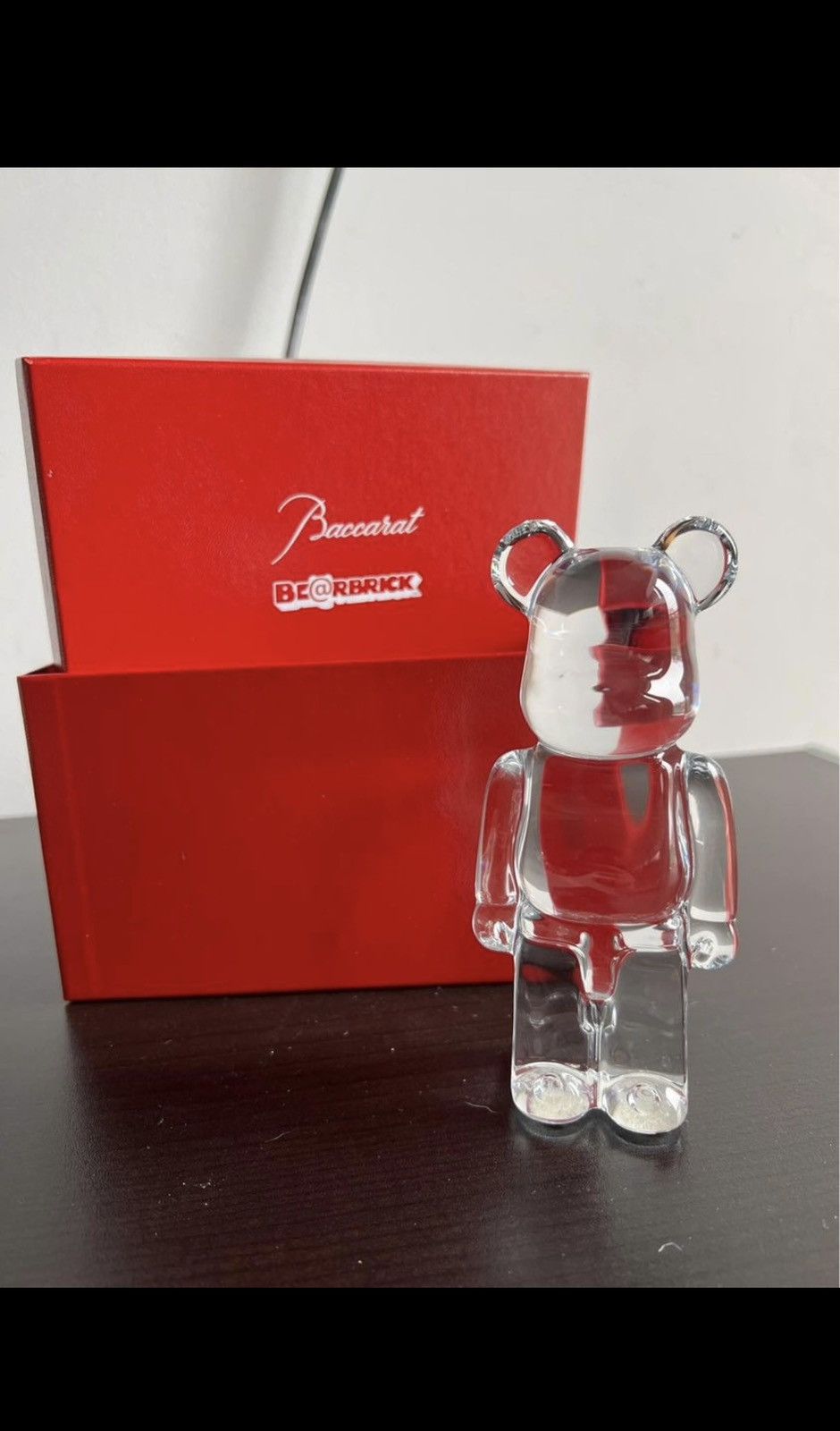image of Medicom Bearbrick Baccarat Bearbrick in Transparent White, Men's