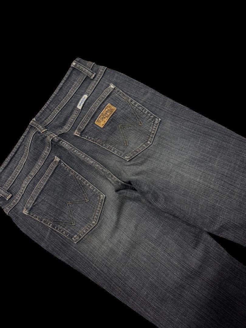 Tornado Mart FLARED 90’s Style Wrangler Buffalo Mudwash Western Jeans Size US 27 - 17 Thumbnail