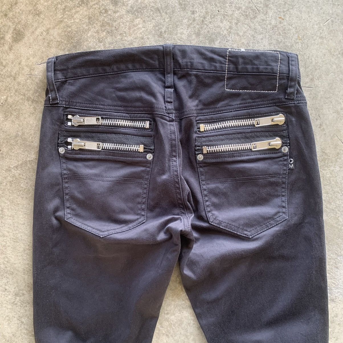 Morgan Homme Morgan Homme Bondage Zipper Jeans Size US 31 - 10 Thumbnail