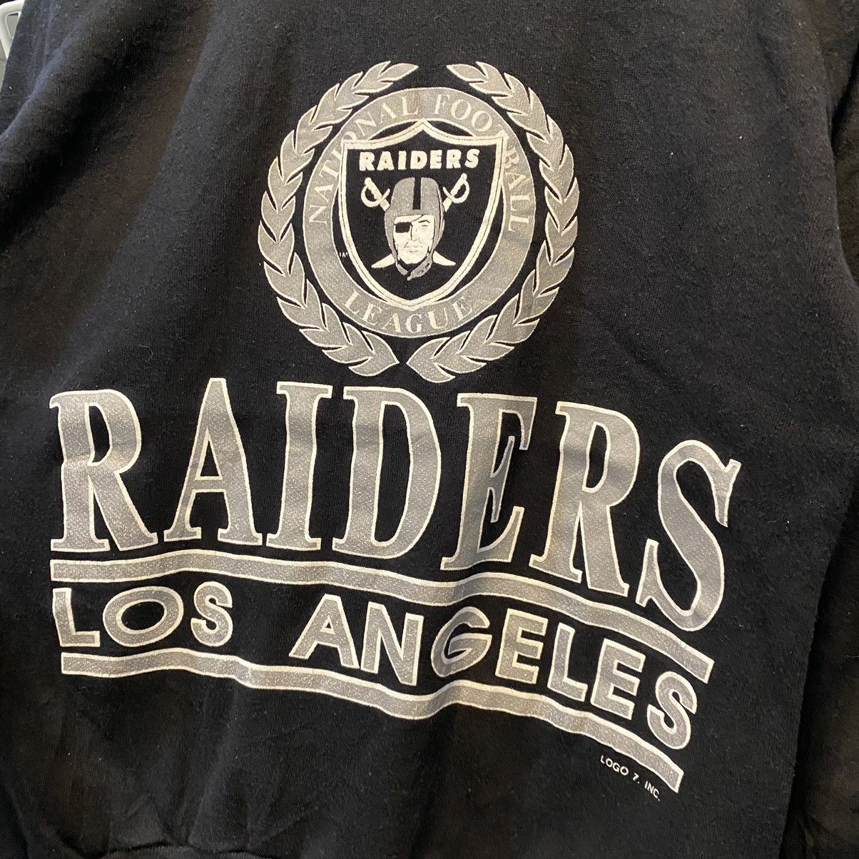 NFL × Vintage Rare!! Vtg NFL LOS ANGELES RAIDERS Sweatshirt Size US M / EU 48-50 / 2 - 5 Thumbnail