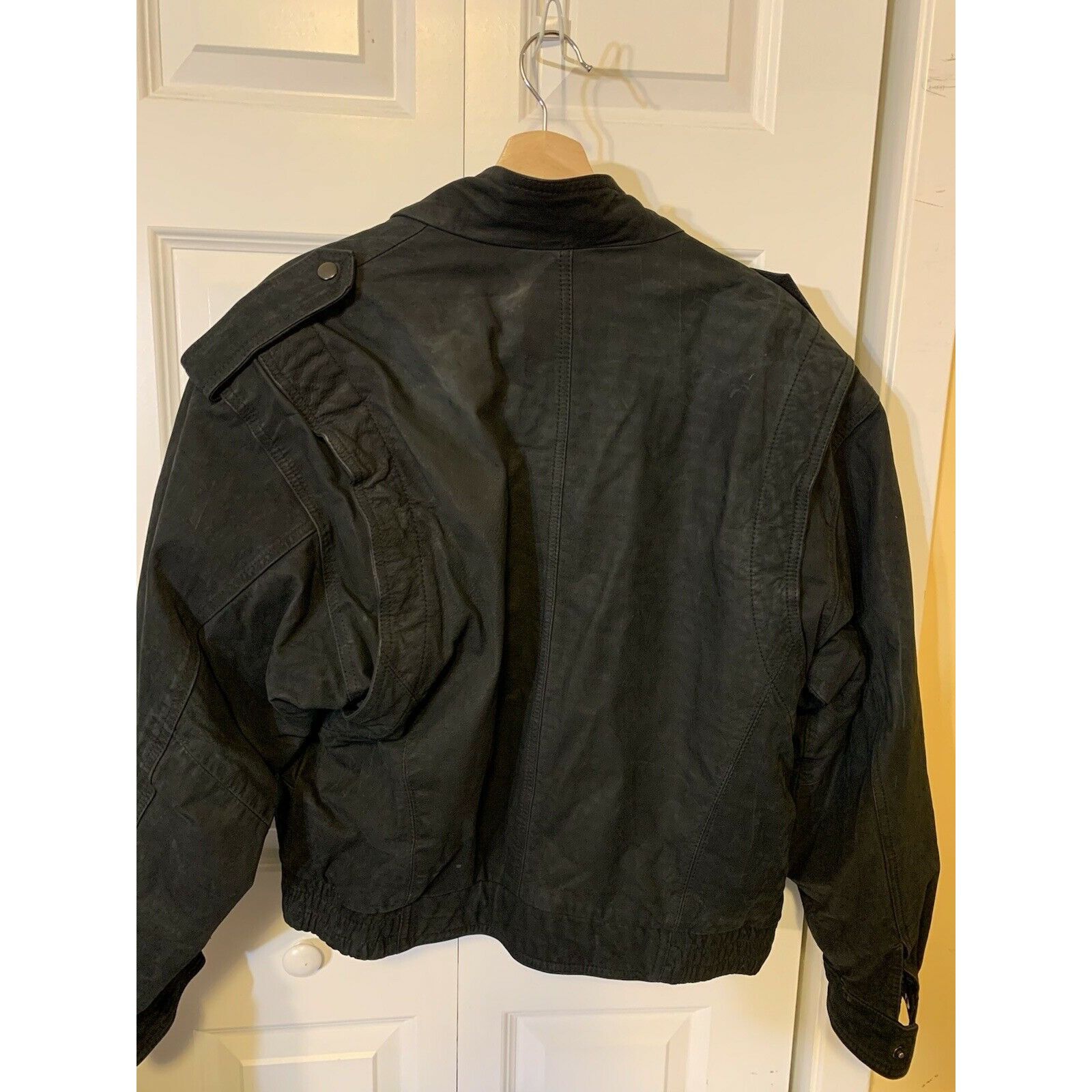 Other Vintage IOU Leather Jacket Black Men’s Sz S Size US S / EU 44-46 / 1 - 7 Thumbnail