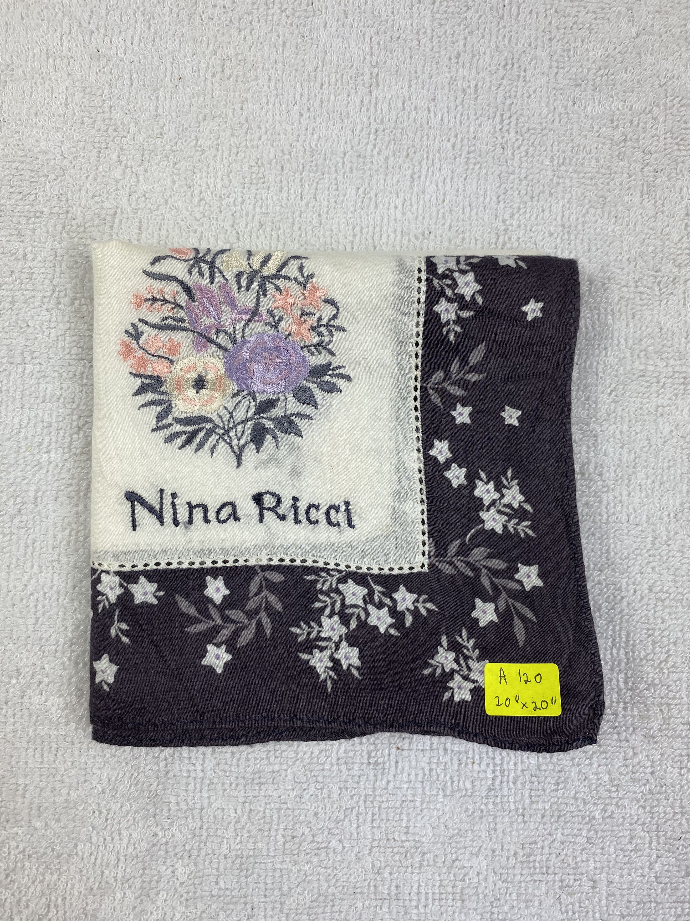 Nina Ricci × Vintage Nina Ricci Handkerchief / Bandana / Neckerchief Size ONE SIZE - 7 Thumbnail