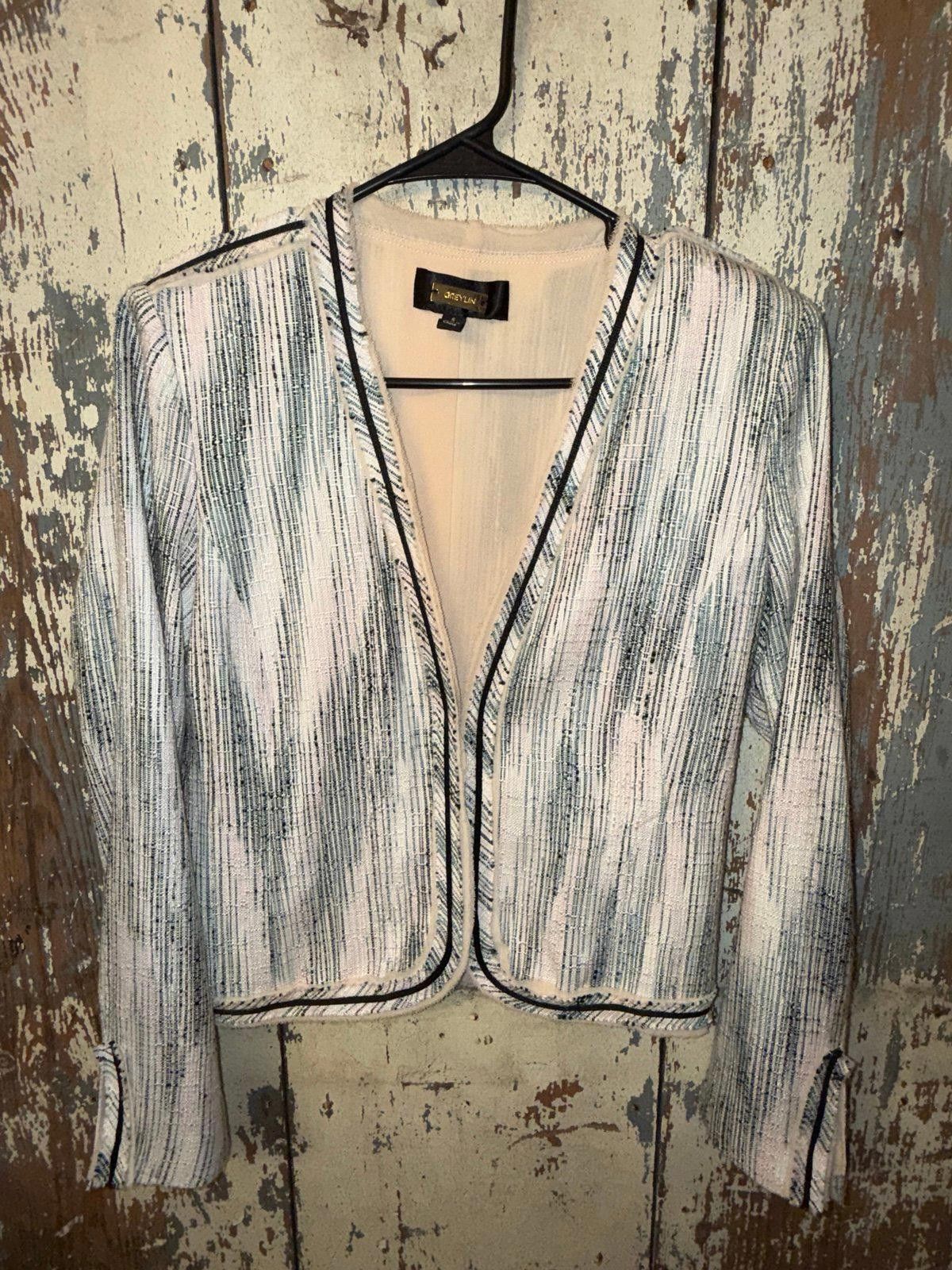 Designer Greylin Anthropologie Women's Blazer pink black Small Size S / US 4 / IT 40 - 1 Thumbnail