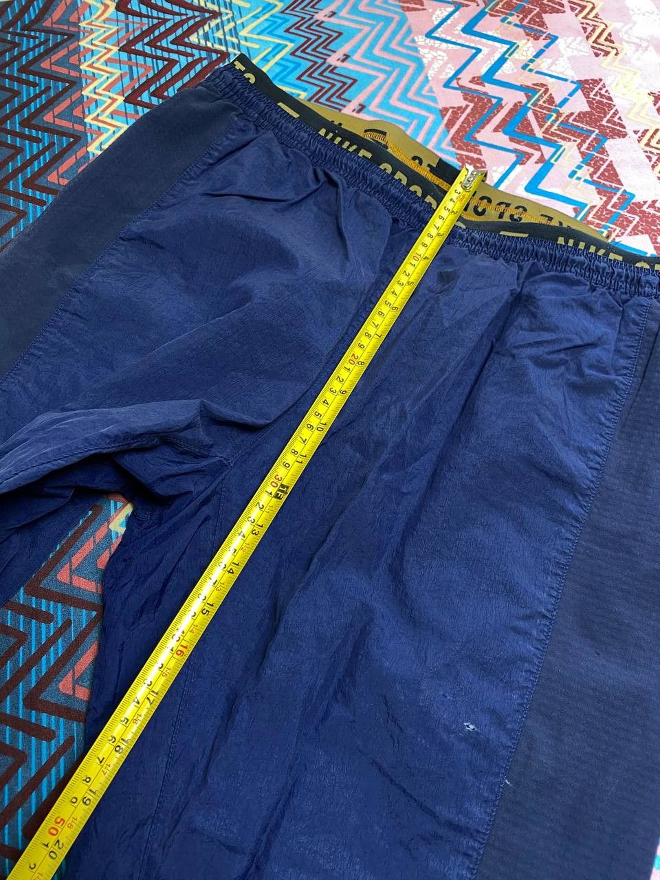 Nike × Vintage Y2K Nike Baggy Nylon Track Drill Pants Size US 34 / EU 50 - 20 Thumbnail