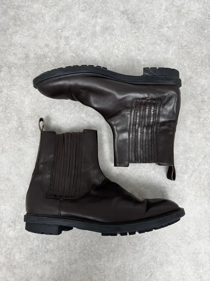 Gucci 2000s Gucci Brown Chelsea Boots Size US 10 / EU 43 - 2 Thumbnail