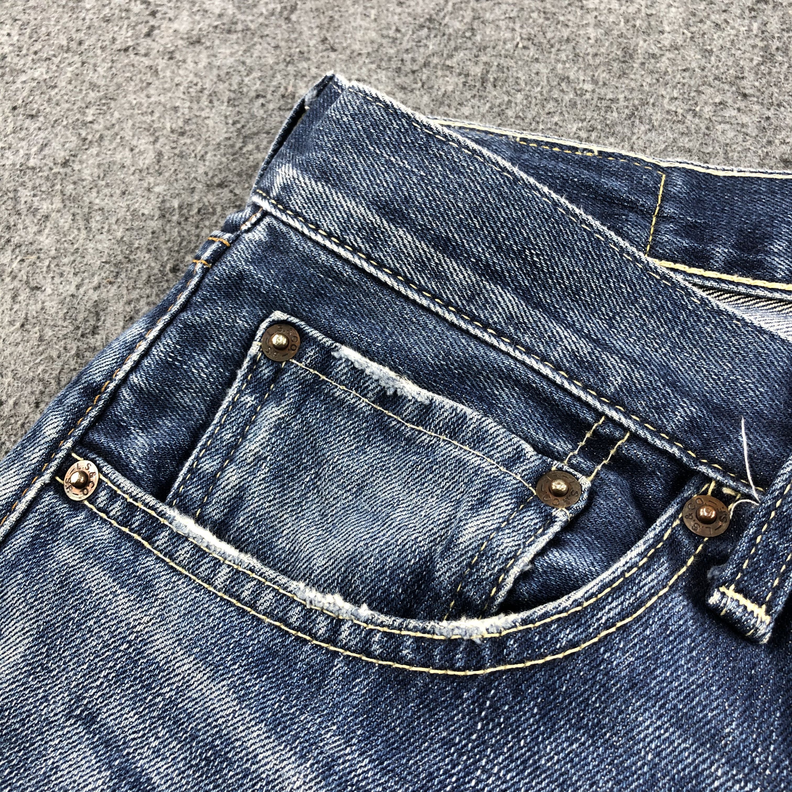 Levi's 90s Vintage Blue Wash Levis 503 Jeans-J1764 Size US 33 - 10 Thumbnail