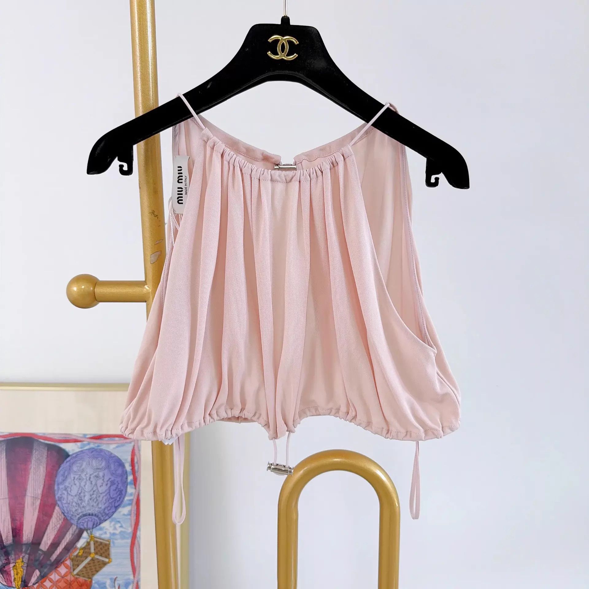 Miu Miu MIU MIU Women's Pink Set Top 40 Skirt 38 Size S / US 4 / IT 40 - 4 Thumbnail