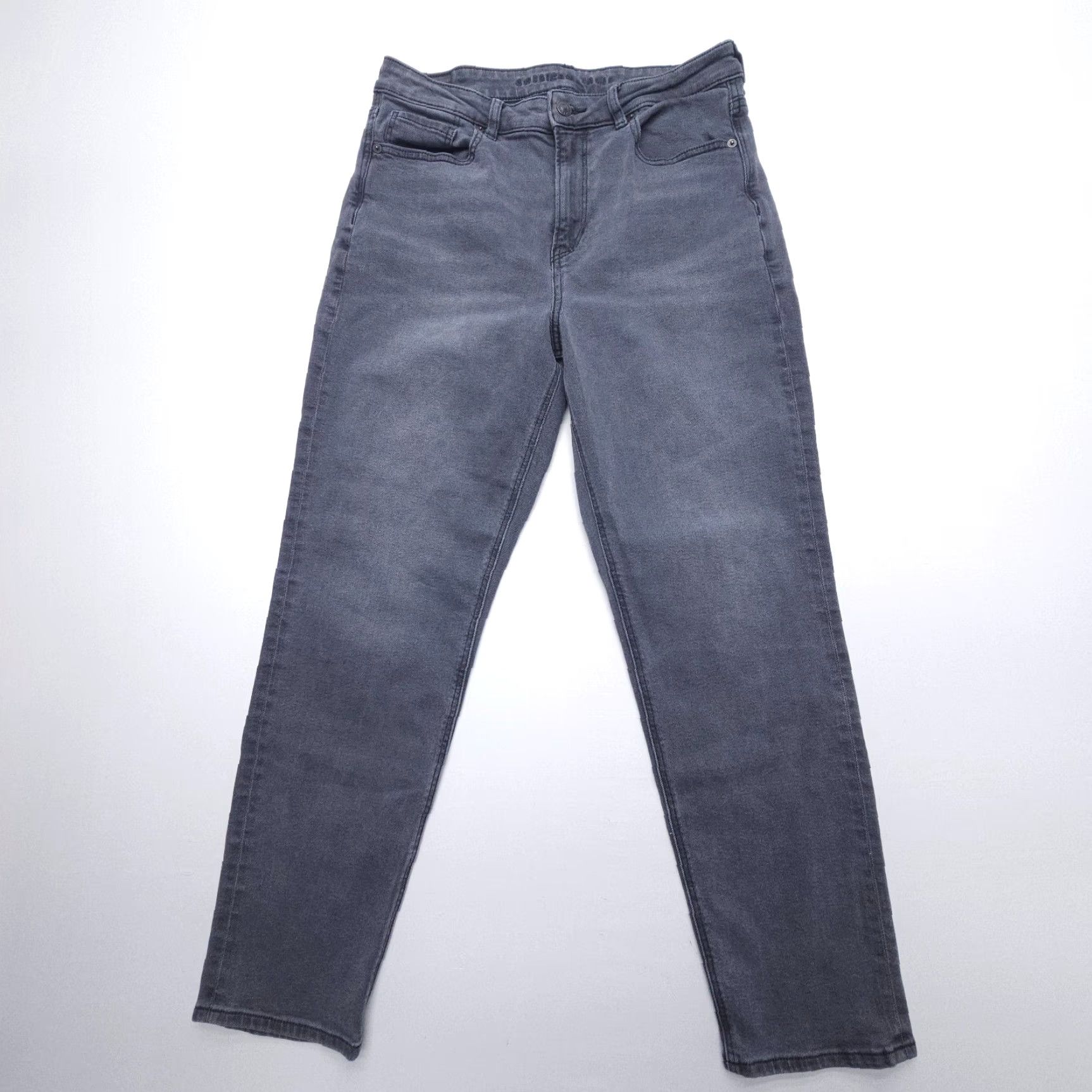 American Eagle Outfitters VINTAGE American Eagle Mom Jeans Womens 10 Black Stretch Denim High Rise EUC Size 27" / US 4 / IT 40 - 2 Thumbnail