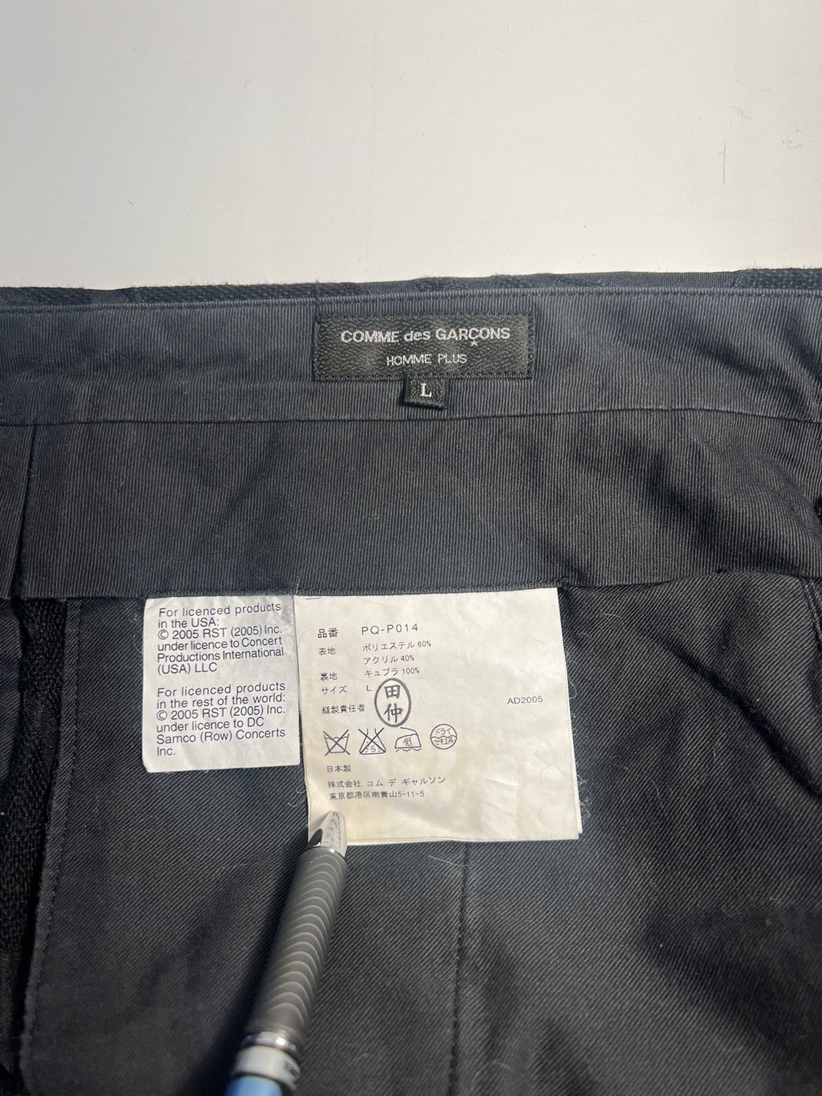 Comme des Garcons Comme Des Garçons Rolling Stones Formal Pant Size US 34 / EU 50 - 8 Thumbnail