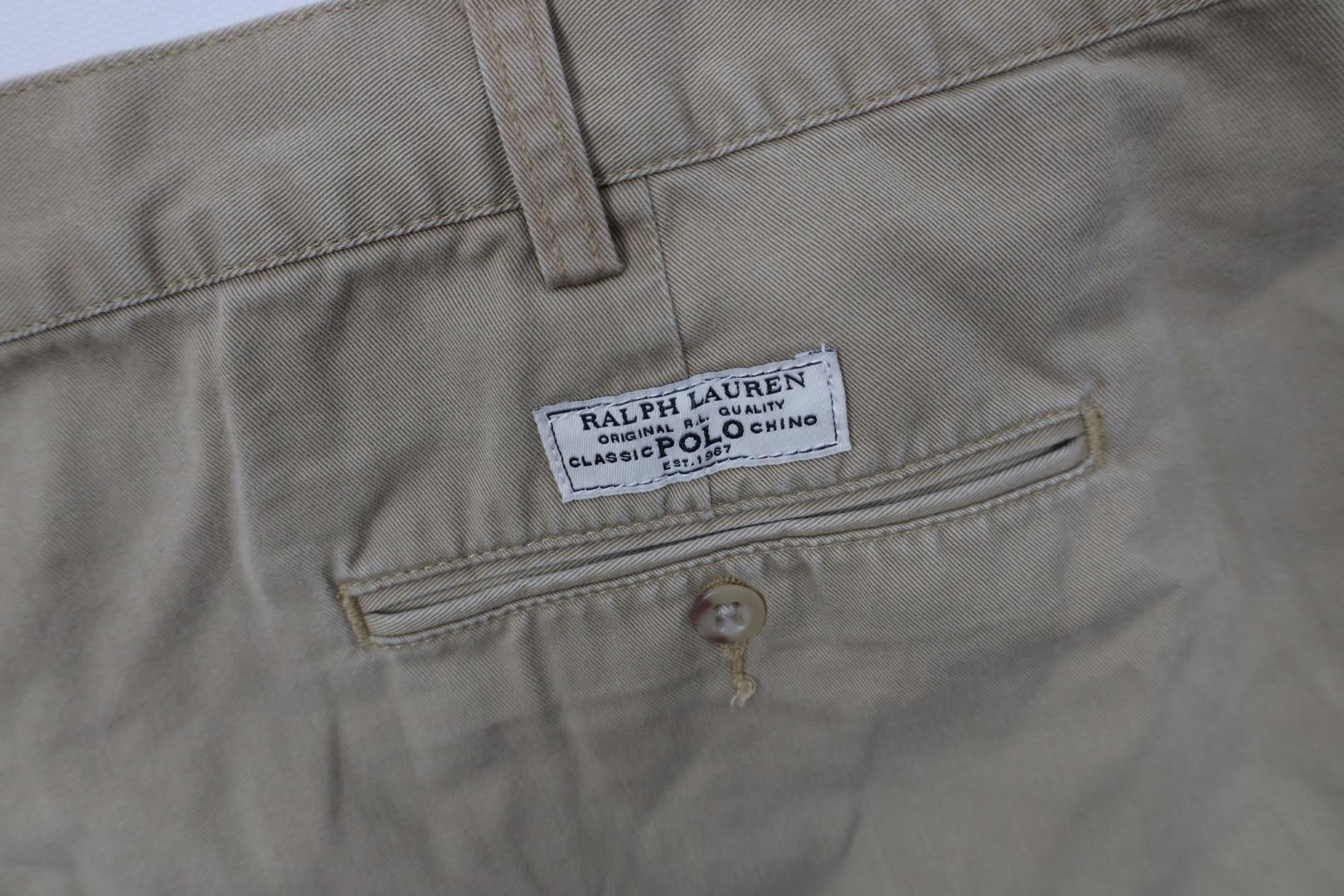 Polo Ralph Lauren Vintage 90s Ralph Lauren Above Knee Chino Shorts Cotton Size US 44 / EU 60 - 12 Thumbnail