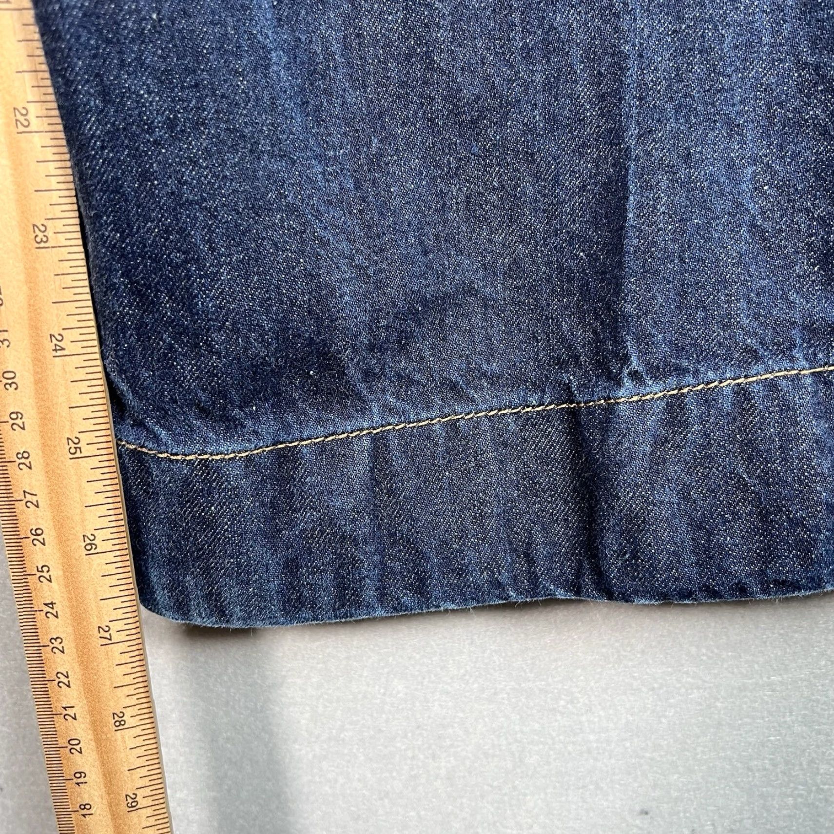 Uniqlo Uniqlo Jeans Women Wide-Leg 29 Blue Dark Wash 100% Cotton Denim Adult Womens Regular Inseam 277 Size 29" - 4 Thumbnail