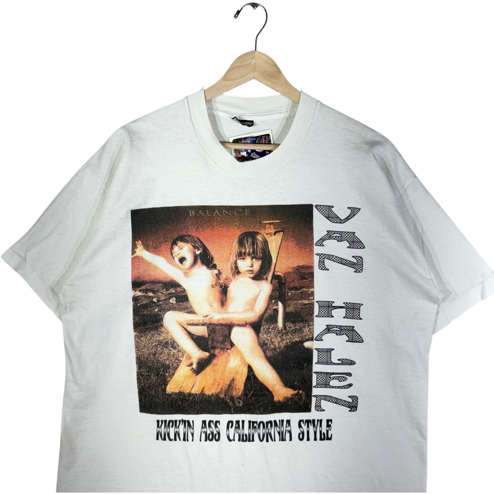Vintage Vintage Van Halen Balance World Tour Band 90s Tee XL Size US XL / EU 56 / 4 - 2 Thumbnail