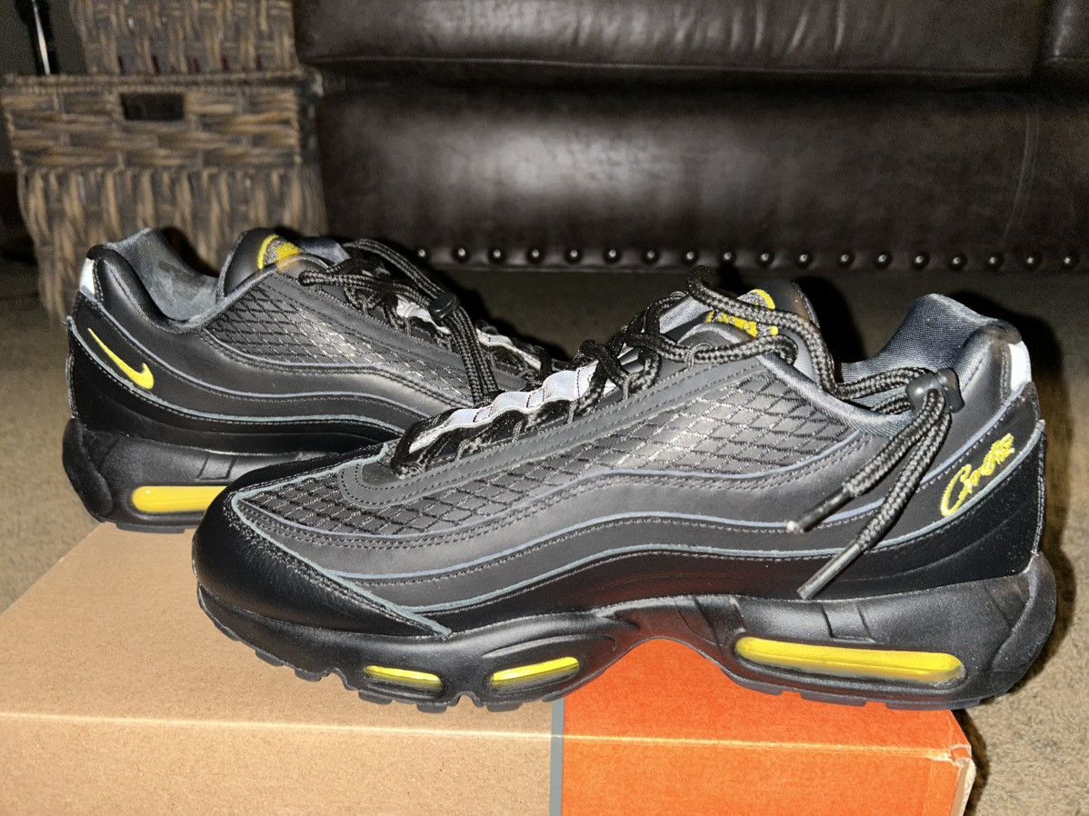 Corteiz × Nike Nike Air Max 95 Corteiz Honey Black Size US 11.5 / EU 44-45 - 4 Thumbnail