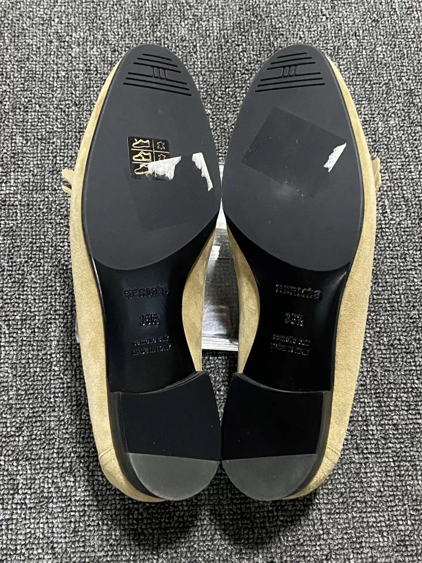 Hermes HERMES Suede Silver-tone Tassel Skate Shoes 35.5 Size US 4.5 / IT 34.5 - 6 Thumbnail