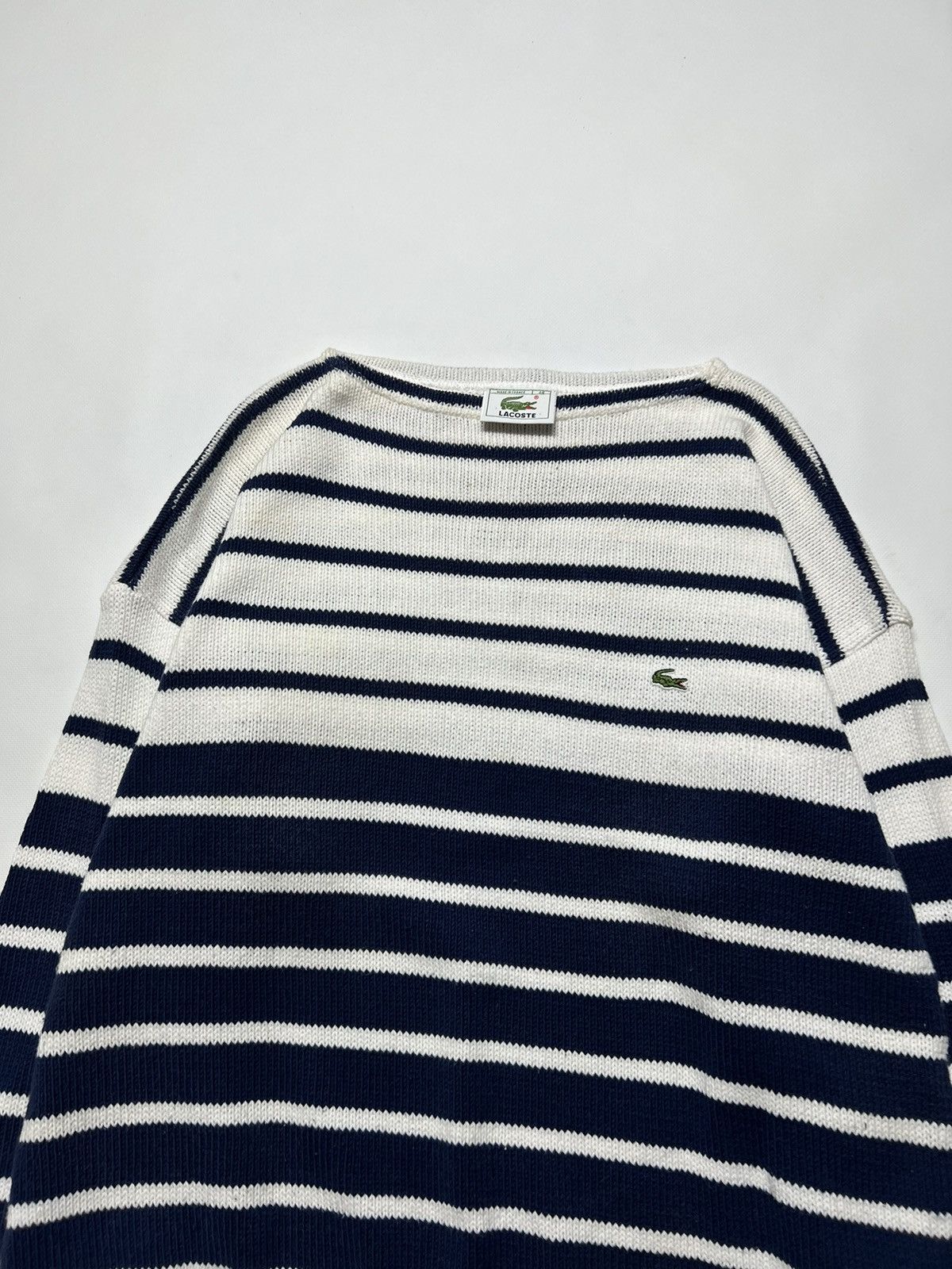 Lacoste × Vintage Vintage Y2k Lacoste Striped Oversized Sweater 90’s Size US M / EU 48-50 / 2 - 4 Thumbnail