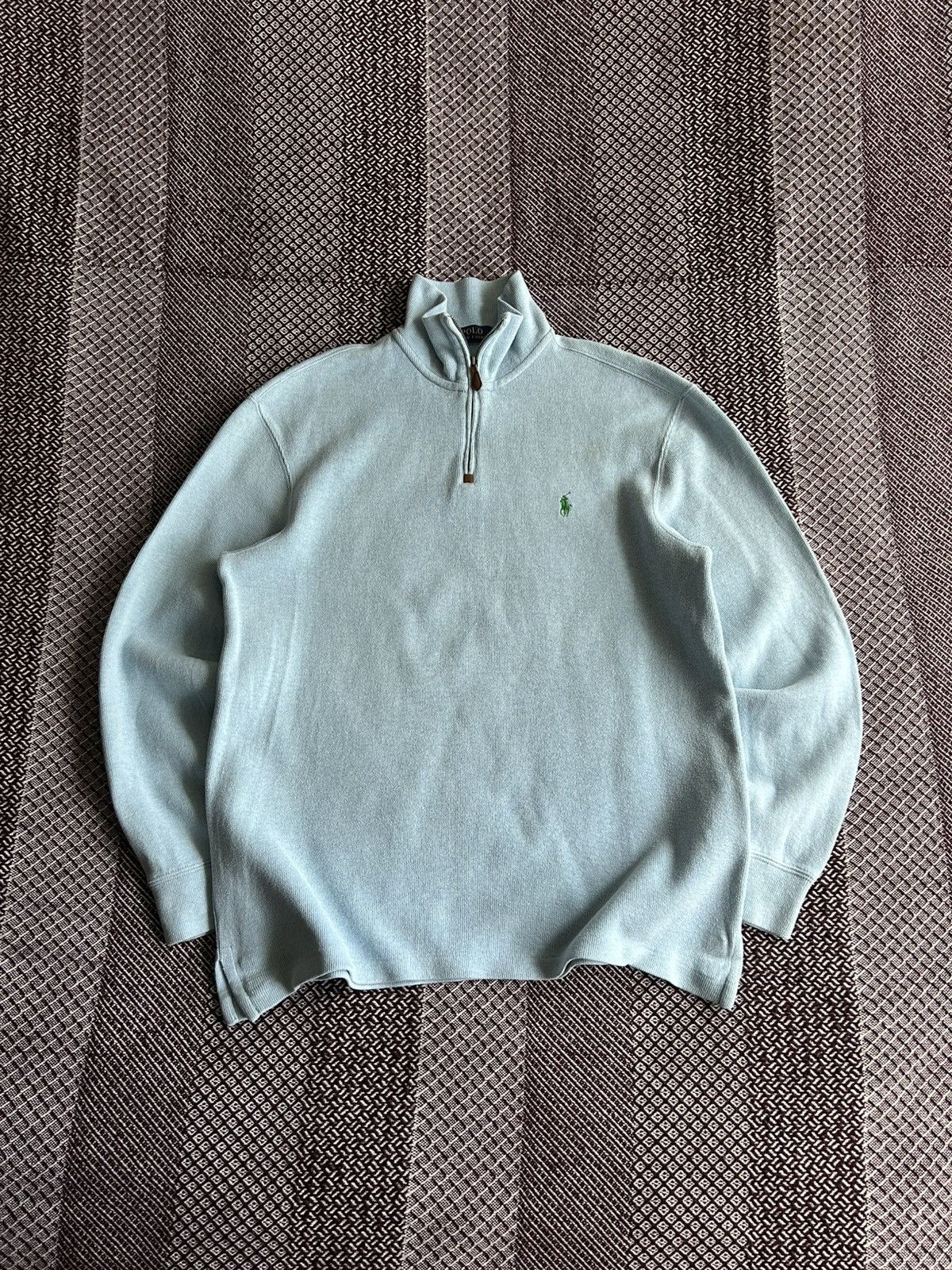 Polo Ralph Lauren Vintage Polo Ralph Lauren 3/4 Sweater Solid Style Size M Size US M / EU 48-50 / 2 - 1 Thumbnail