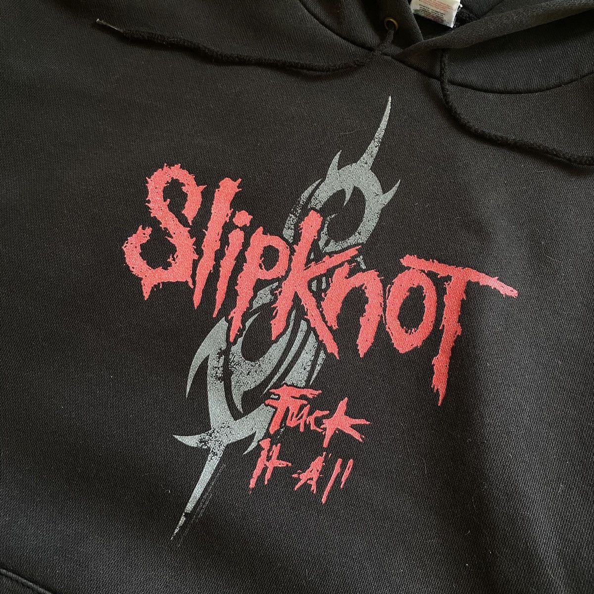 Band Tees Vintage 90s Slipknot Rare Print Band Hoodie Size US L / EU 52-54 / 3 - 2 Thumbnail