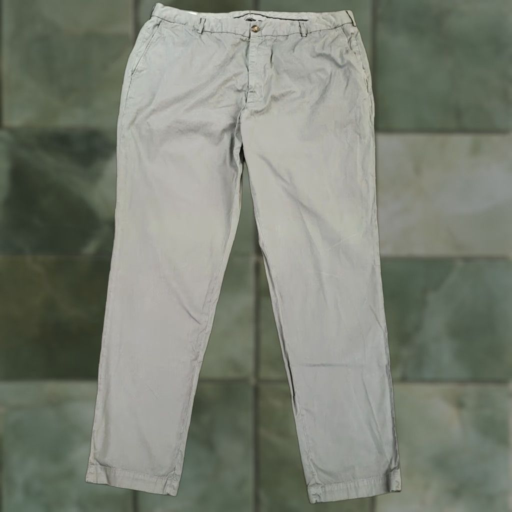 J Brand Oobe Brand Chino Mens Extra Large XL Gray Straight Leg Flat Front Pants Size US 40 / EU 56 - 1 Thumbnail