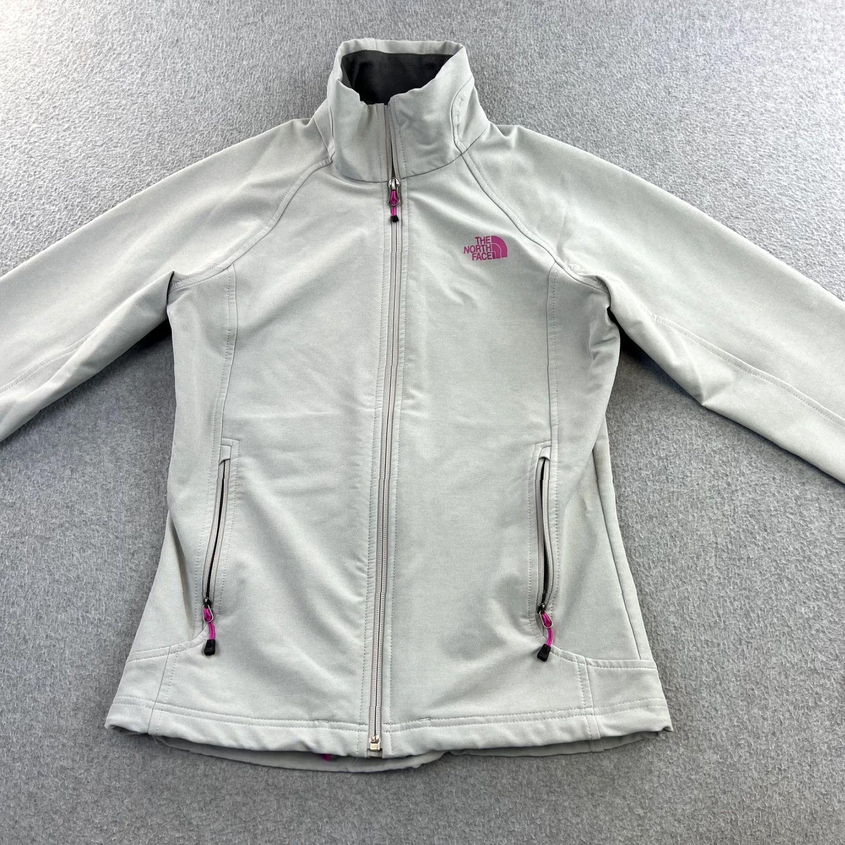 The North Face The North Face Jacket Womens XS Gray Softshell FlashDry Fleece Lined Full Zip Size XS / US 0-2 / IT 36-38 - 4 Thumbnail