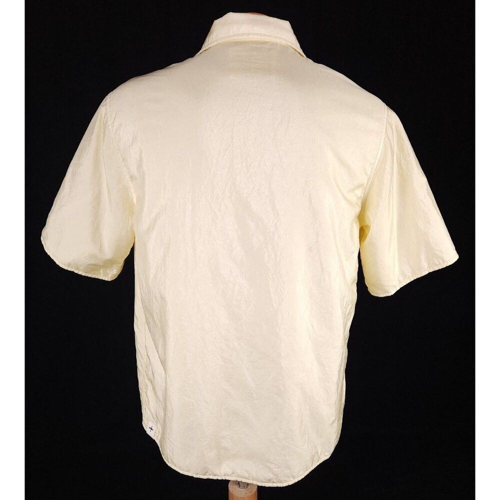 Jil Sander Jil Sander Padded Silk Shirt in Yellow 46 S Mens Size US S / EU 44-46 / 1 - 5 Thumbnail