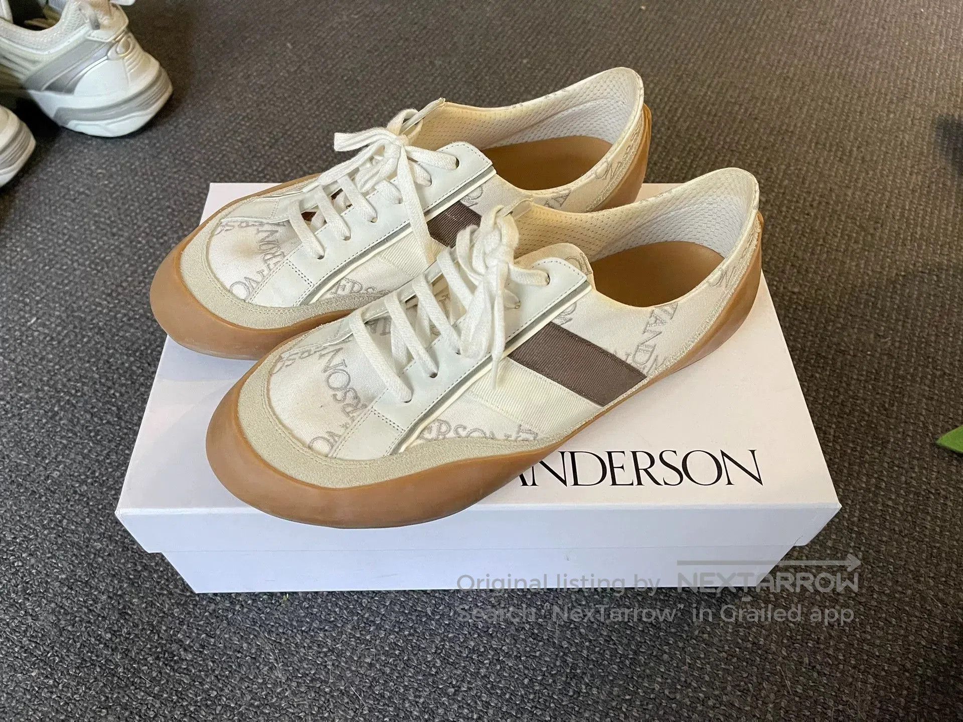 JW Anderson JW Anderson Logo Print Canvas Skate Shoes. Size US 10 / EU 43 - 1 Thumbnail