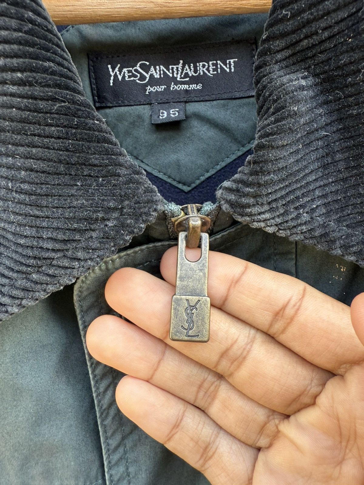 Yves Saint Laurent Vintage 90s YVES SAINT LAURENT YSL Military Style Jacket Size US L / EU 52-54 / 3 - 5 Thumbnail