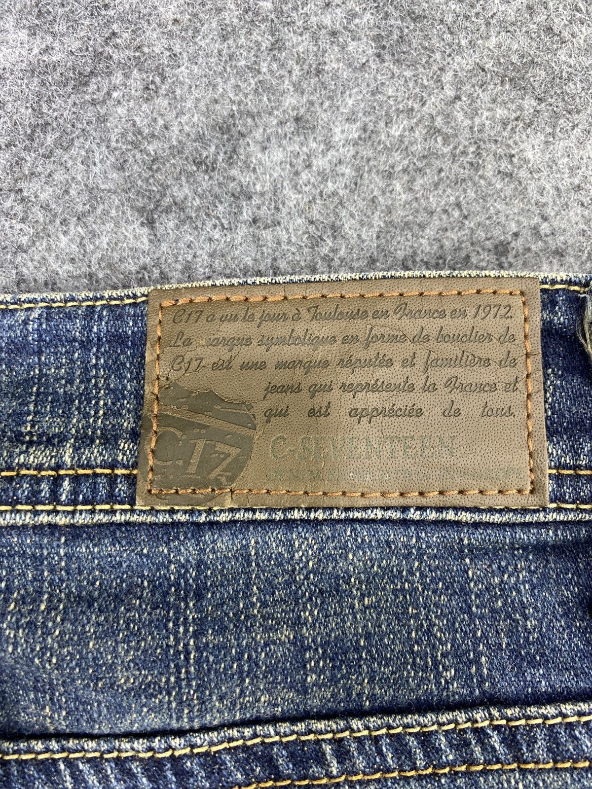 Japanese Brand × Jean C-seventeen Blue Wash bootcut Jeans - J1068 Size 27" / US 4 / IT 40 - 11 Thumbnail