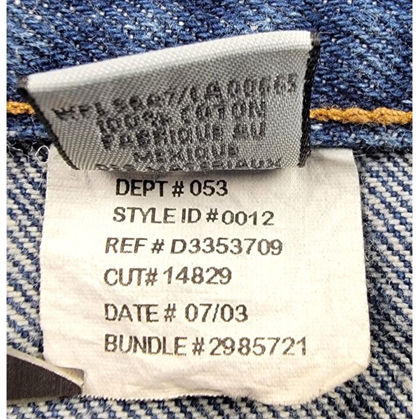 Eddie Bauer VINTAGE Eddie Bauer Jeans Men 34x30 Blue 100% Cotton Slim Straight Denim 5-Pocket Modern Regular Mens Size US 34 / EU 50 - 5 Thumbnail
