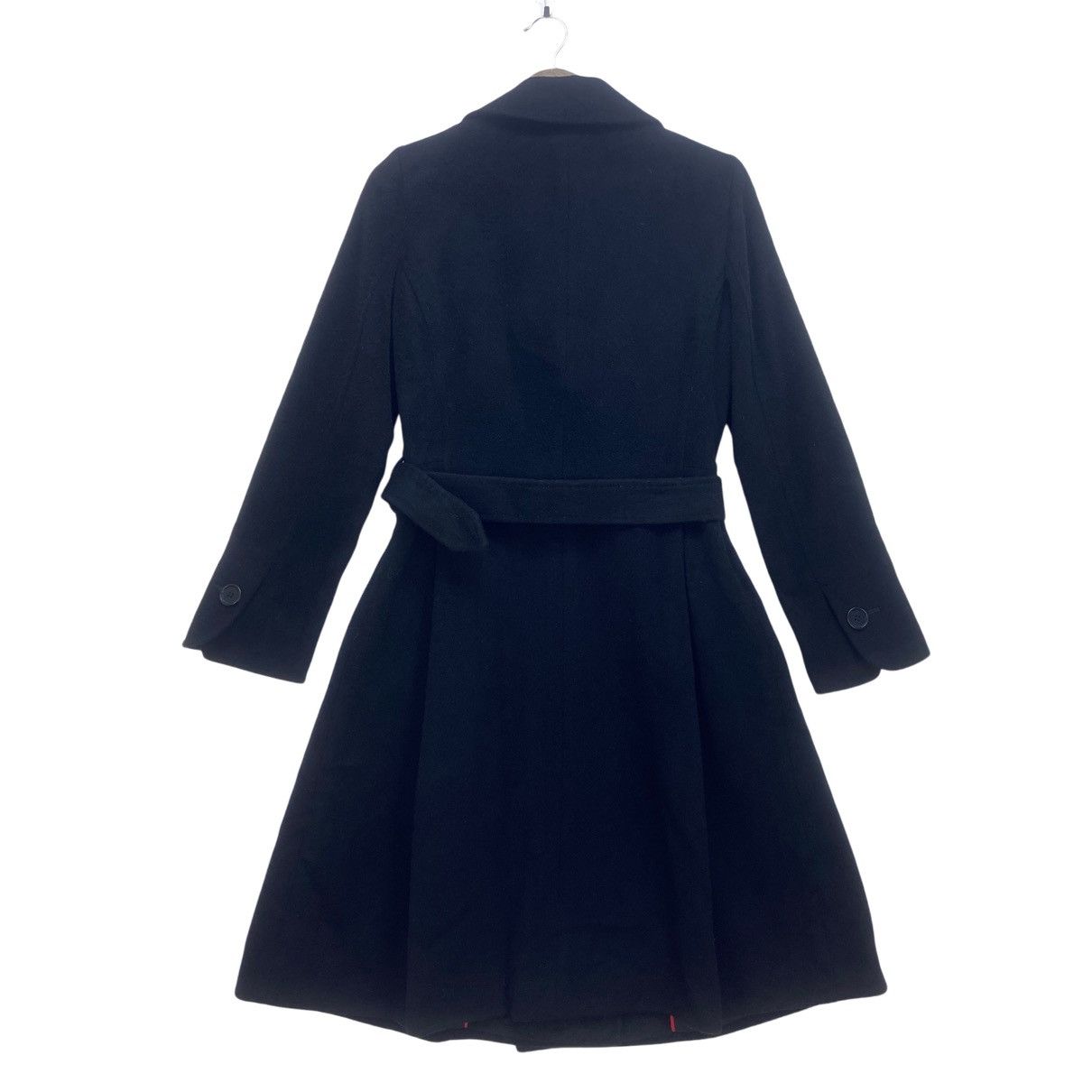 Paul Smith Paul Smith Black Wool Long Coat Size S / US 4 / IT 40 - 4 Thumbnail
