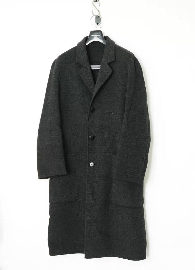 Yohji Yamamoto Yohji Yamamoto Mid-Length Wool Blend Coat Size US M / EU 48-50 / 2 - 2 Thumbnail