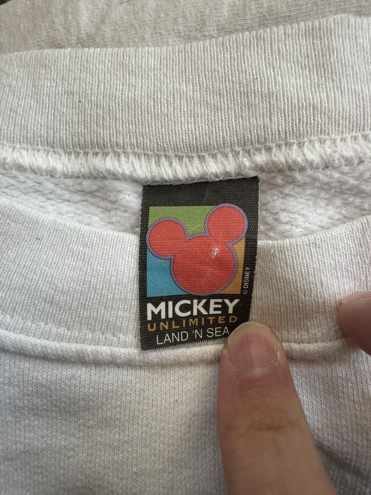 Mickey Unlimited 1998 Mickey Mouse Sweatshirt Size US L / EU 52-54 / 3 - 4 Thumbnail
