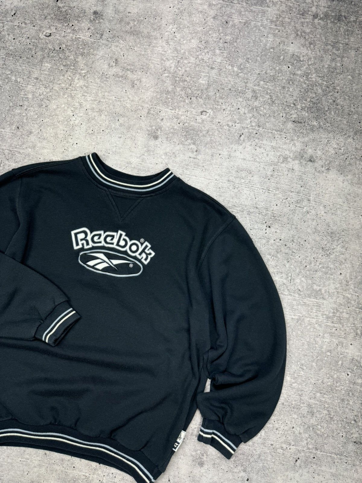 Reebok × Vintage Vintage Reebok Big Logo 90’s Y2K Style Blue Sweatshirt Size US S / EU 44-46 / 1 - 3 Thumbnail