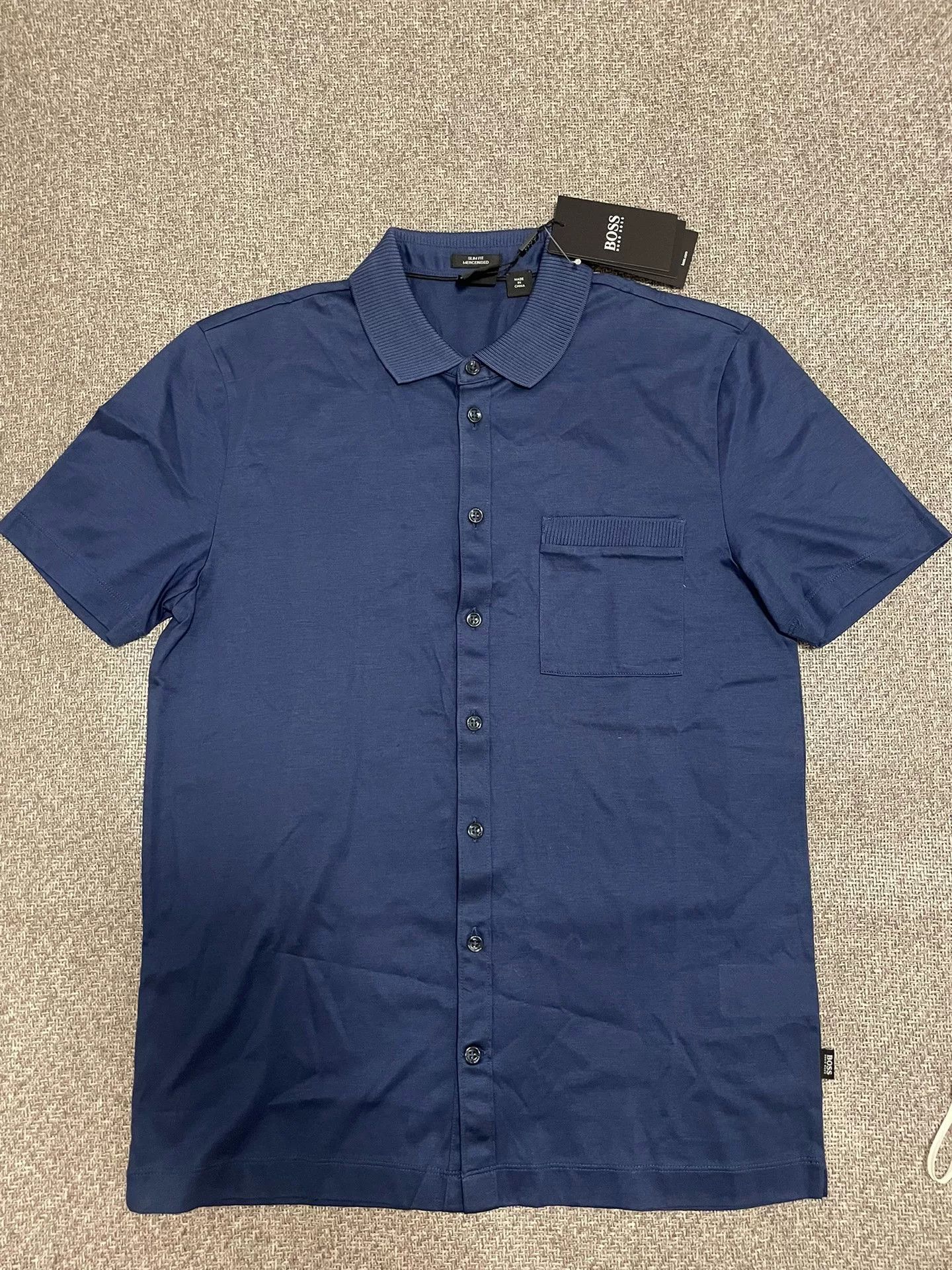 Hugo Boss HUGO BOSS Men's Short-Sleeve Polo Size US S / EU 44-46 / 1 - 1 Thumbnail
