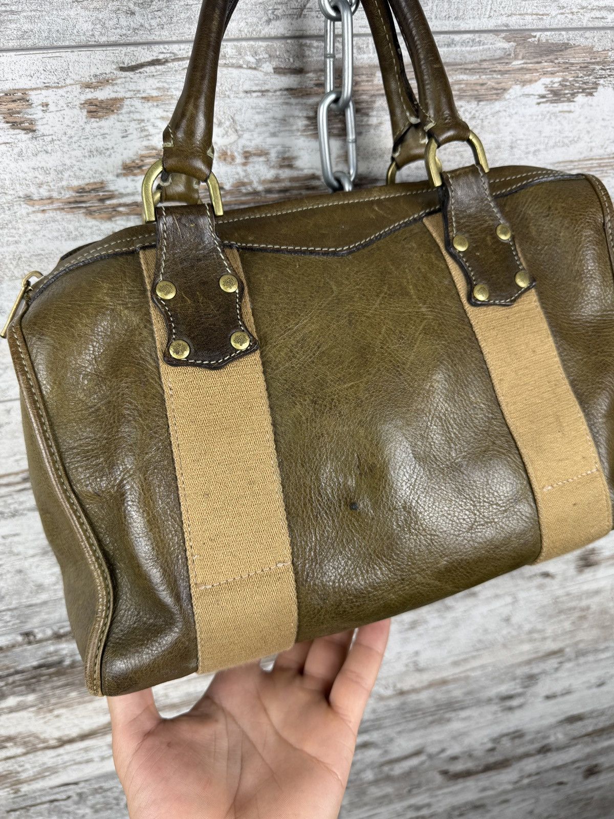 Mulberry × Vintage Women’s Mulberry bag luxury leather tote Alice Size ONE SIZE - 12 Thumbnail