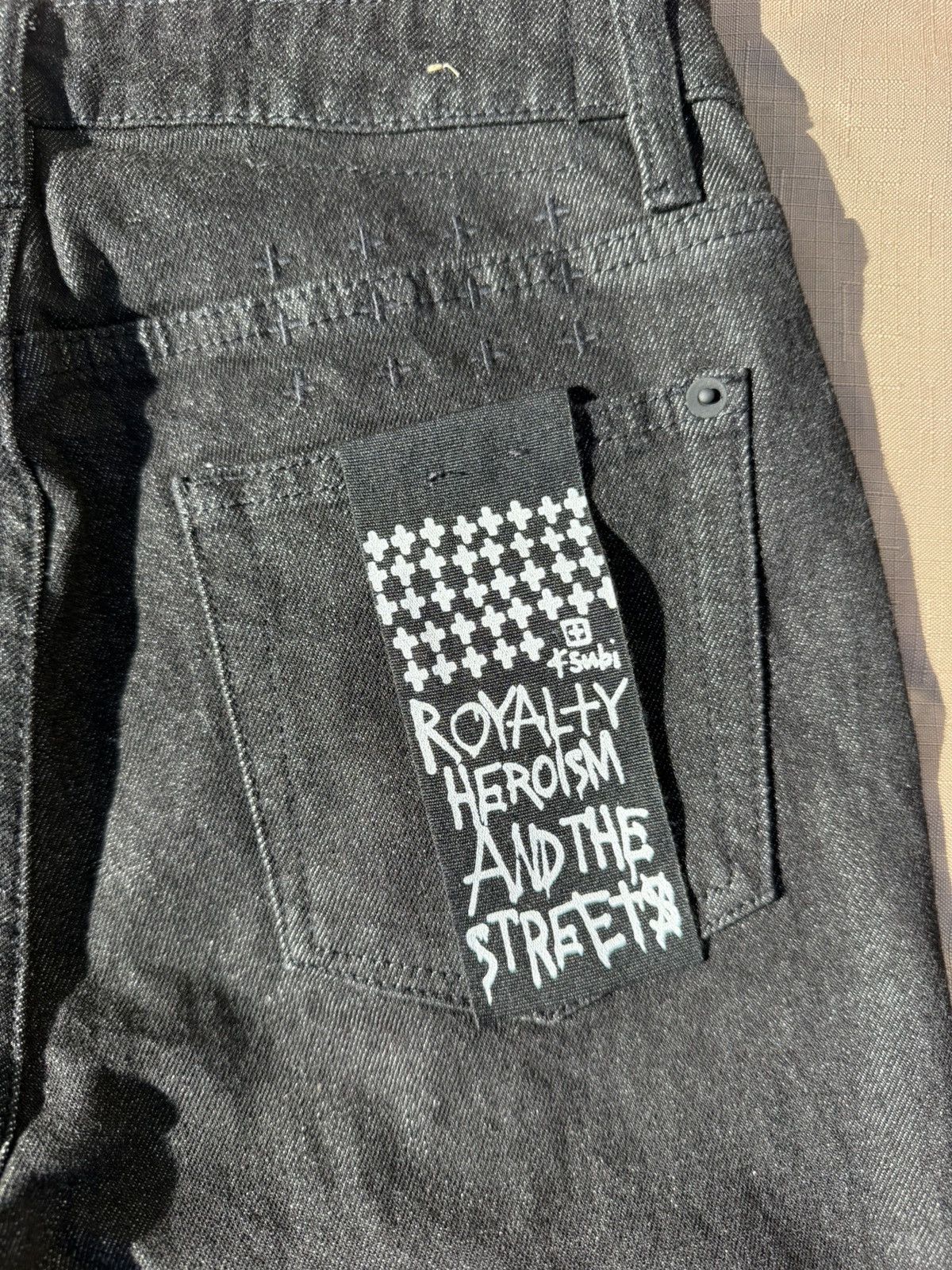Ksubi KSUBI SOHO Ebony Laced Jeans Size 26" / US 2 / IT 38 - 7 Thumbnail