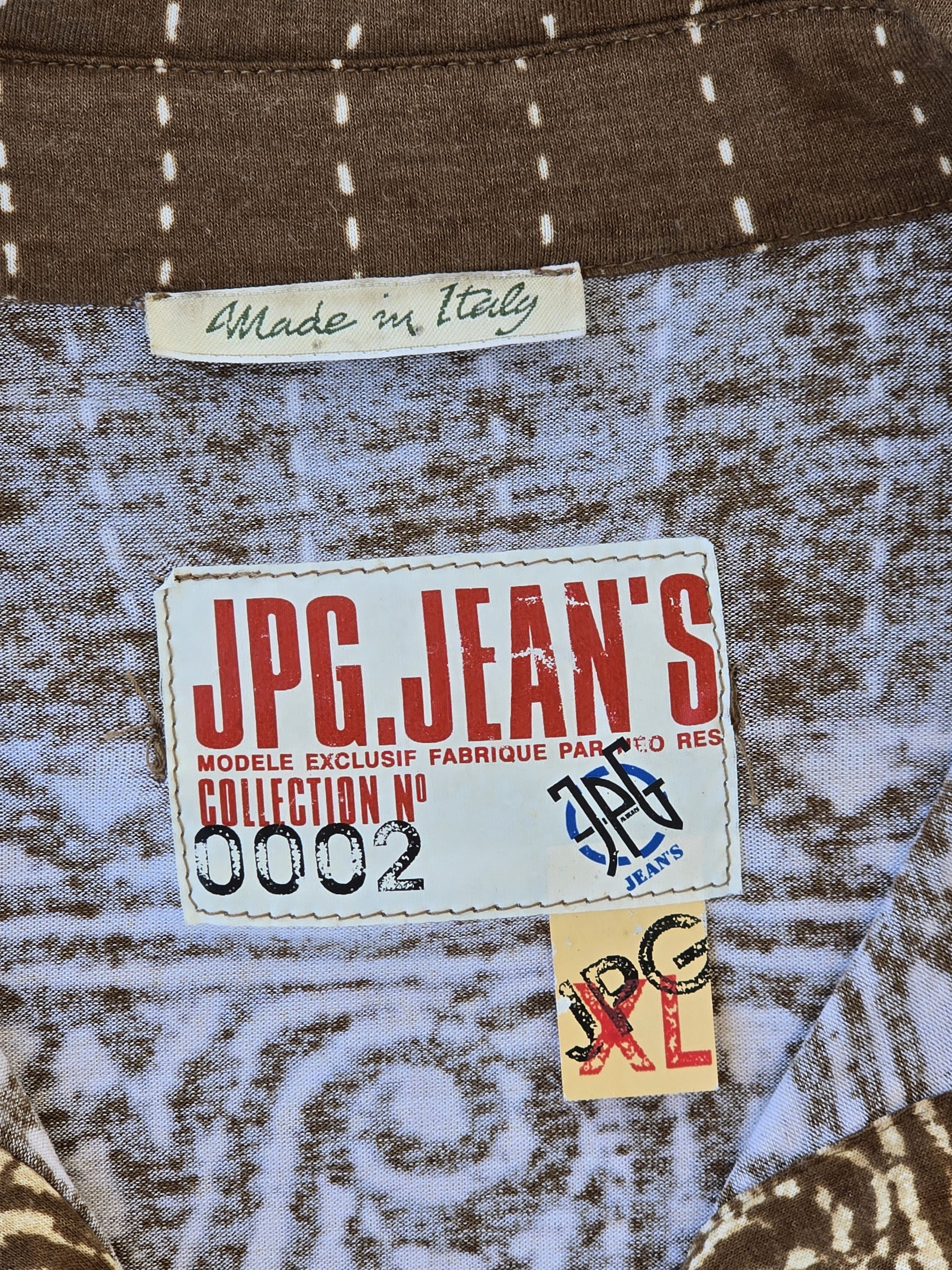 Jean Paul Gaultier JPG Jeans Rayon Shirt Size XL / US 12-14 / IT 48-50 - 2 Thumbnail