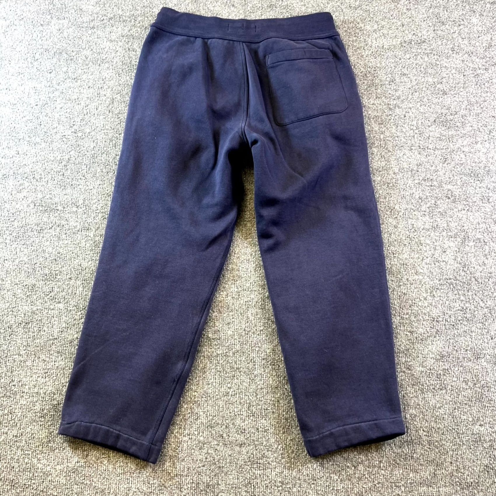 Cremieux Cremieux Sweatpants Mens Small Navy Blue Cotton Straight Leg Drawstring Size US 29 - 2 Thumbnail