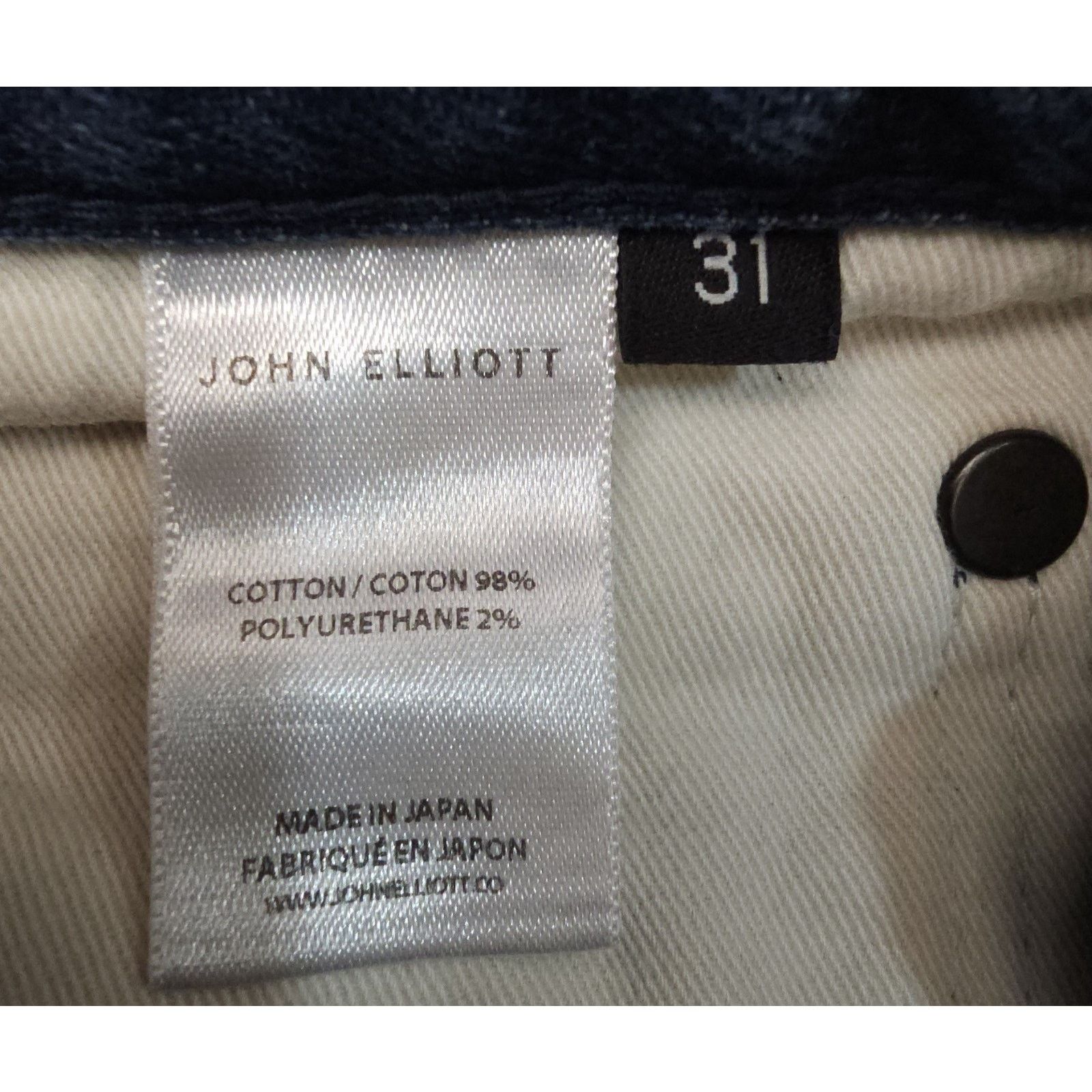 John Elliott John Elliott Button Fly Cast 2 Made Japan Distressed jeans31 Size US 31 - 6 Thumbnail