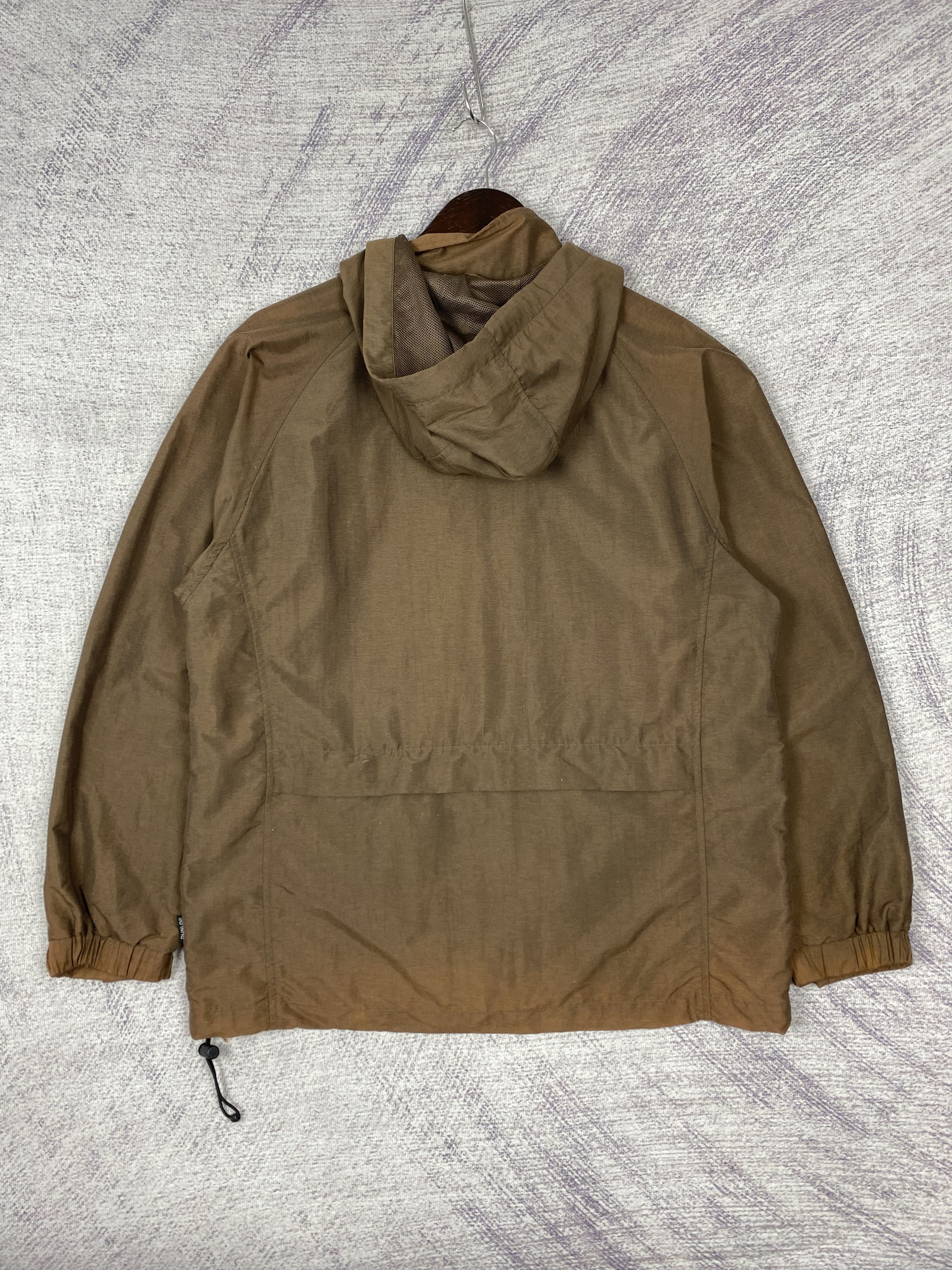 Dunlop Vintage Dunlop Motorsport Brown Hooded Light Jacket - Size L Size US L / EU 52-54 / 3 - 5 Thumbnail