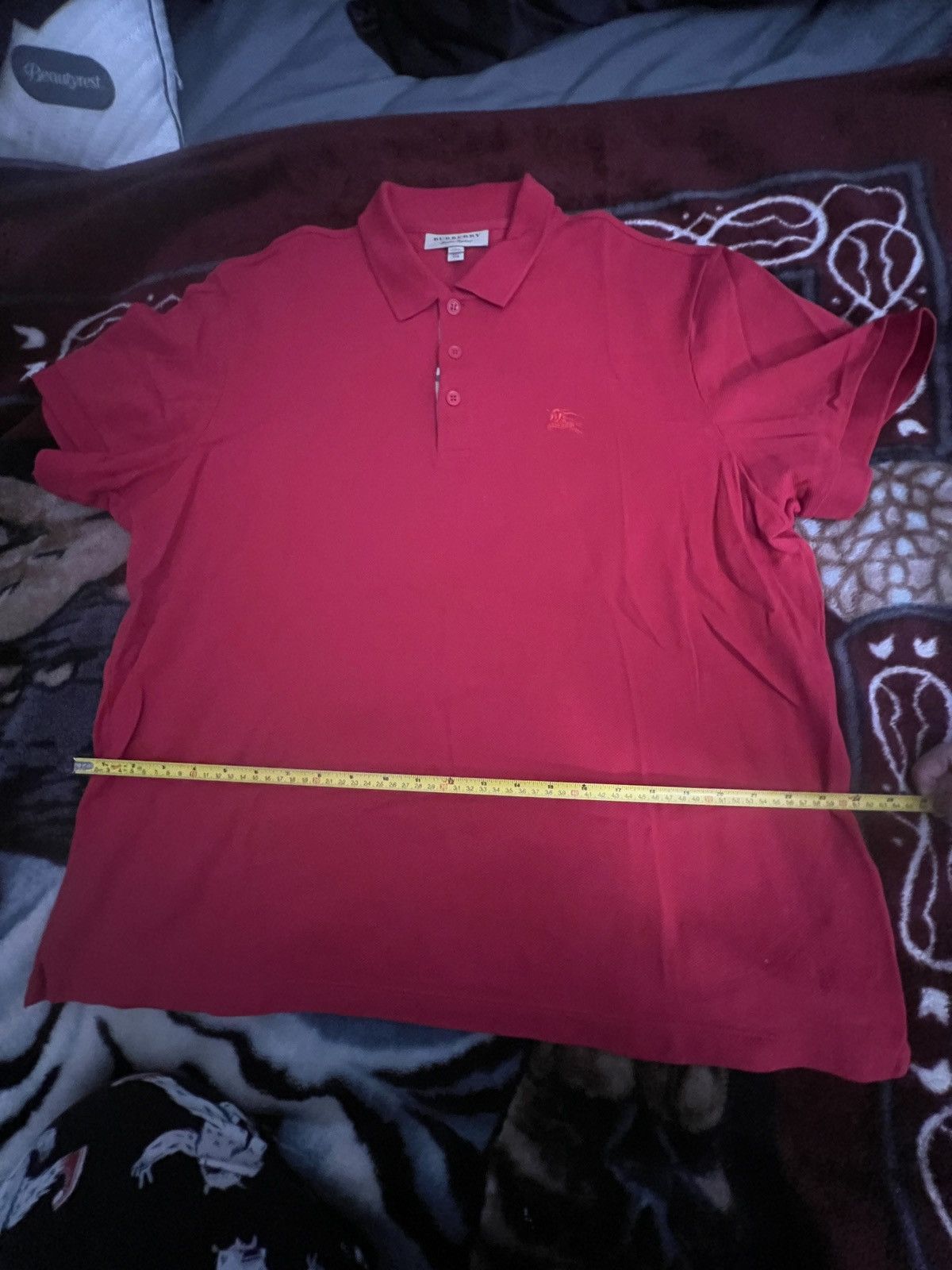 Burberry Burberry Red Polo Size US XXL / EU 58 / 5 - 6 Thumbnail