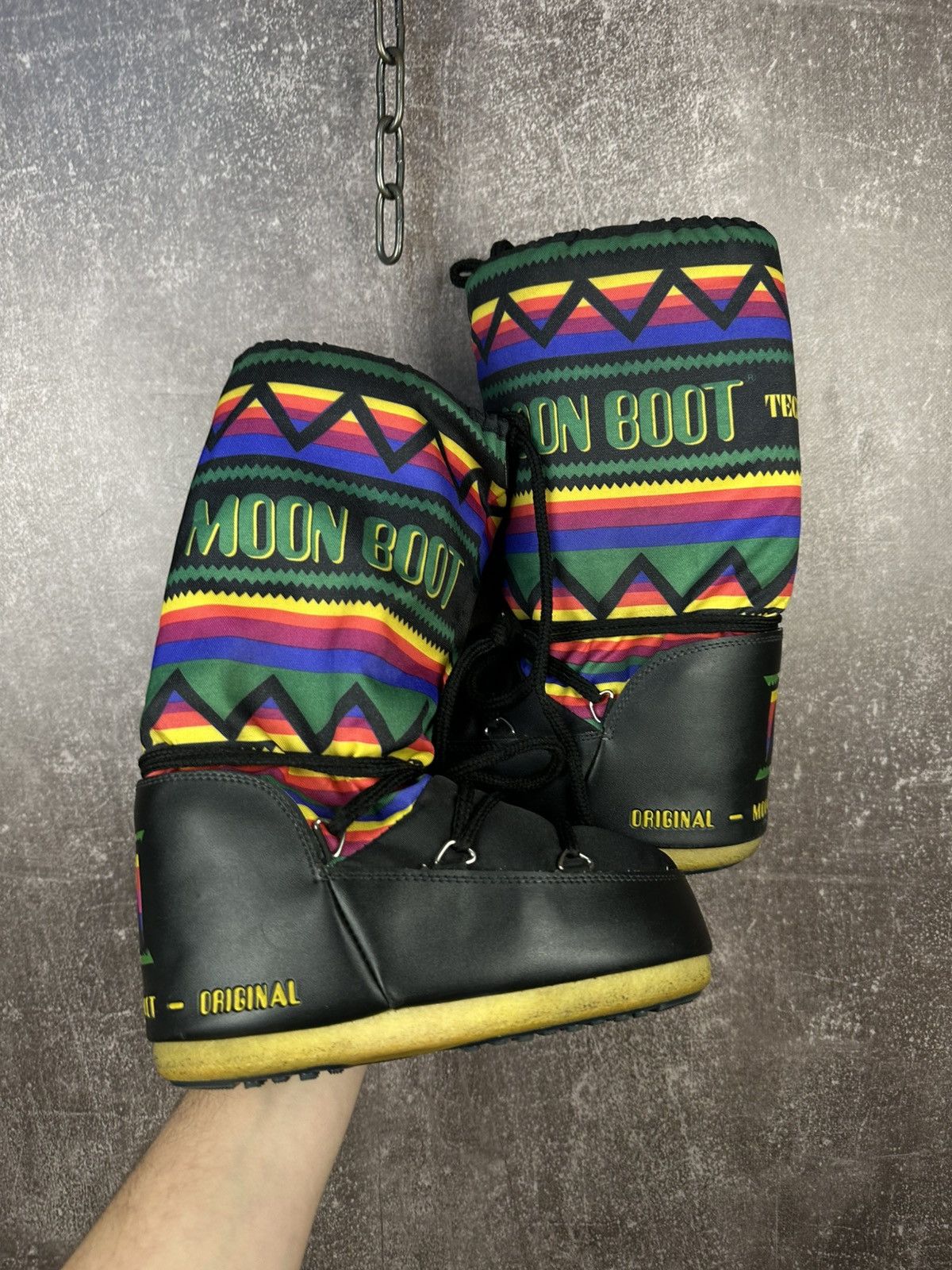 Moon Boot Rare Moon Boot Vintage Tecnica Mexico Aztec Size 35-37 Size US 5 / EU 37 - 1 Thumbnail