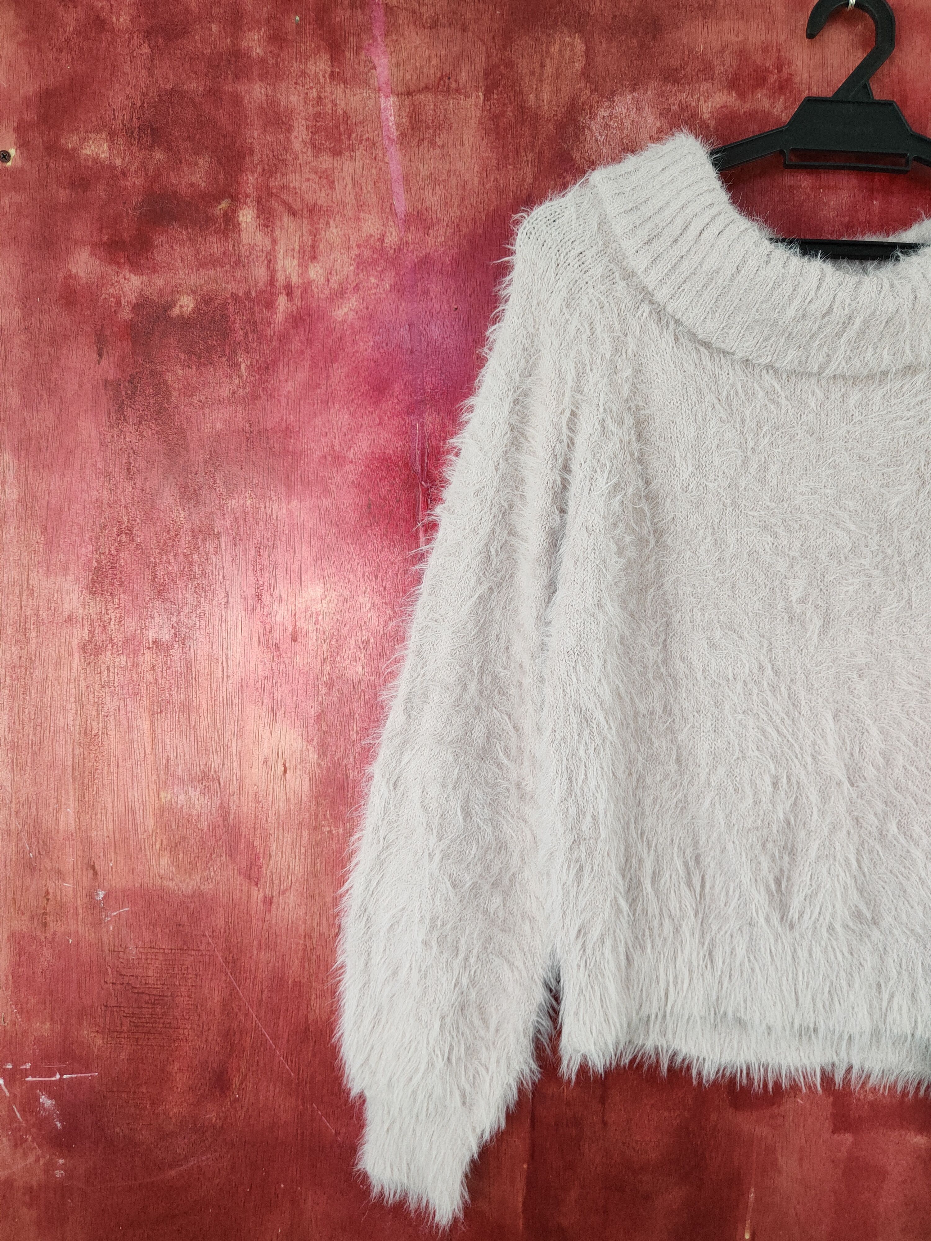 Homespun Knitwear × Japanese Brand Khalita Pink Shag Shaggy Fur Mohair Knitwear #S2075 Size S / US 4 / IT 40 - 3 Thumbnail