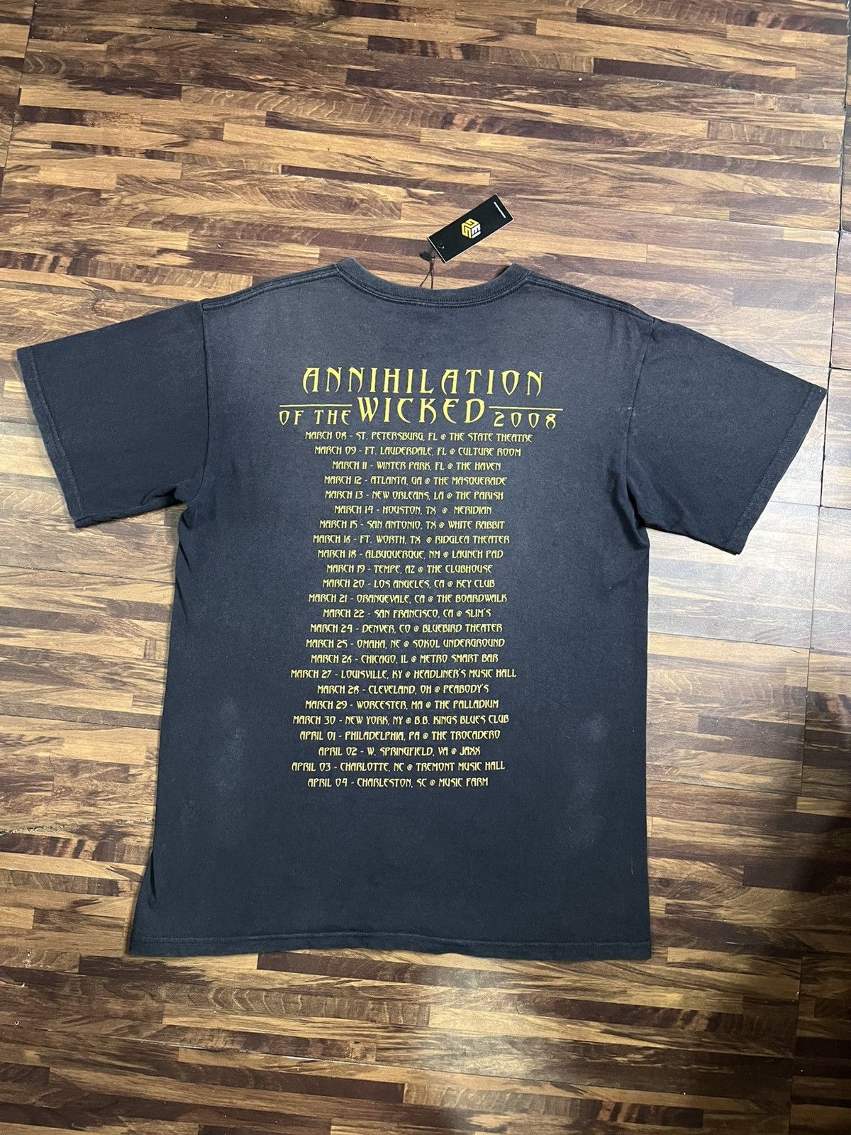 Band Tees Nile - Annihilation Of The Wicked T-Shirt NEU & OFFICIAL! Size US M / EU 48-50 / 2 - 6 Thumbnail